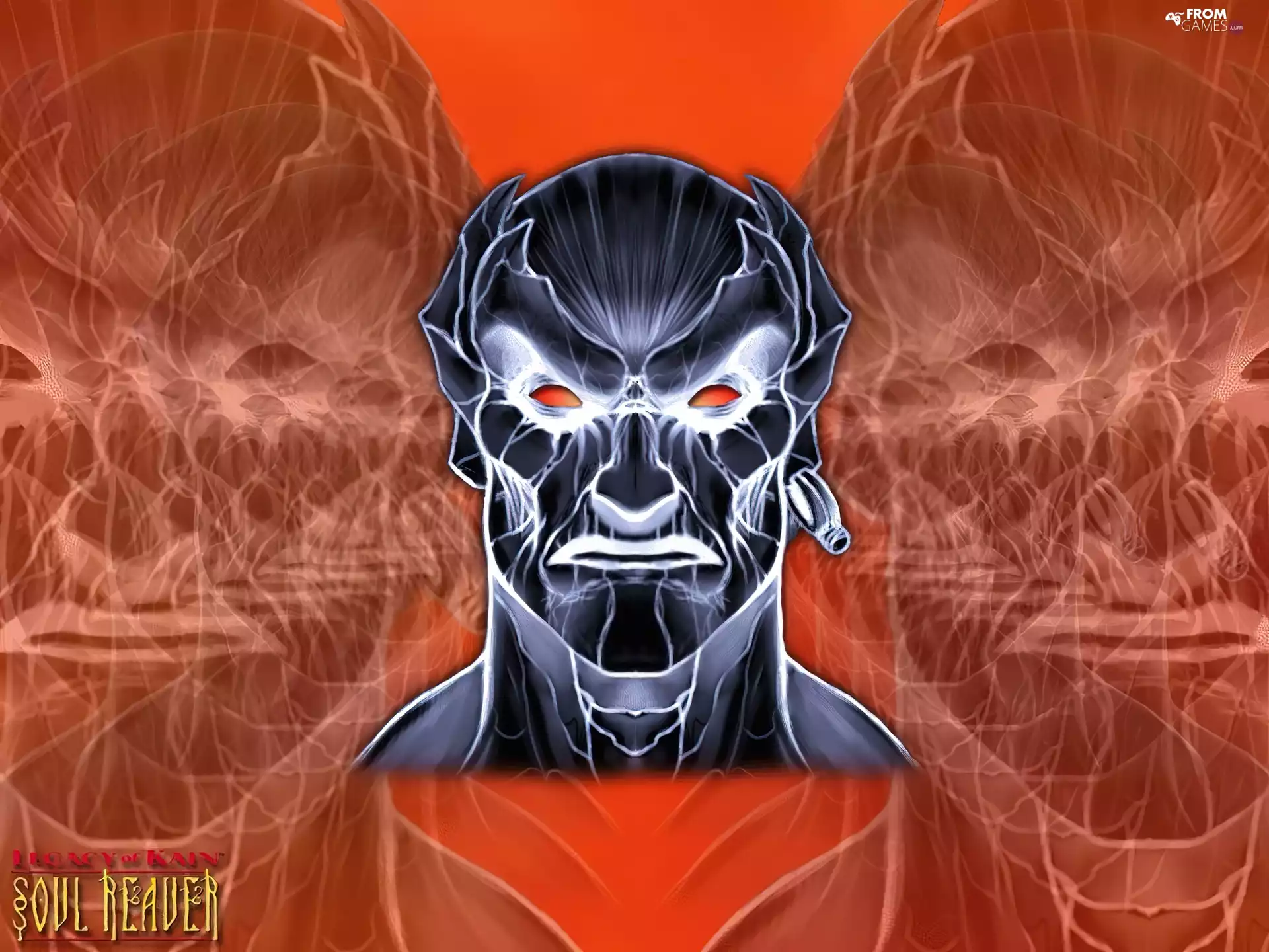 Legacy Of Kain Soul Reaver, face, graphics, form