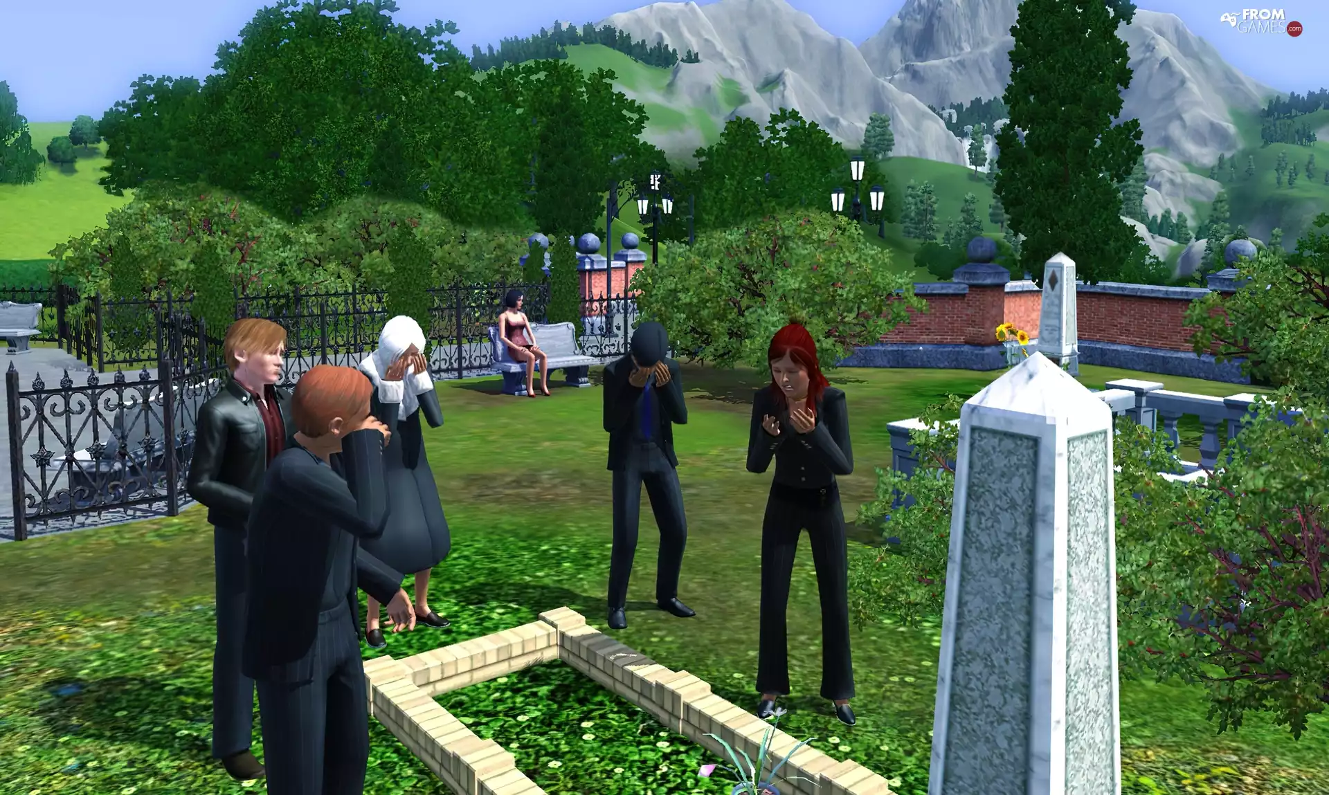 The Sims 3, funeral