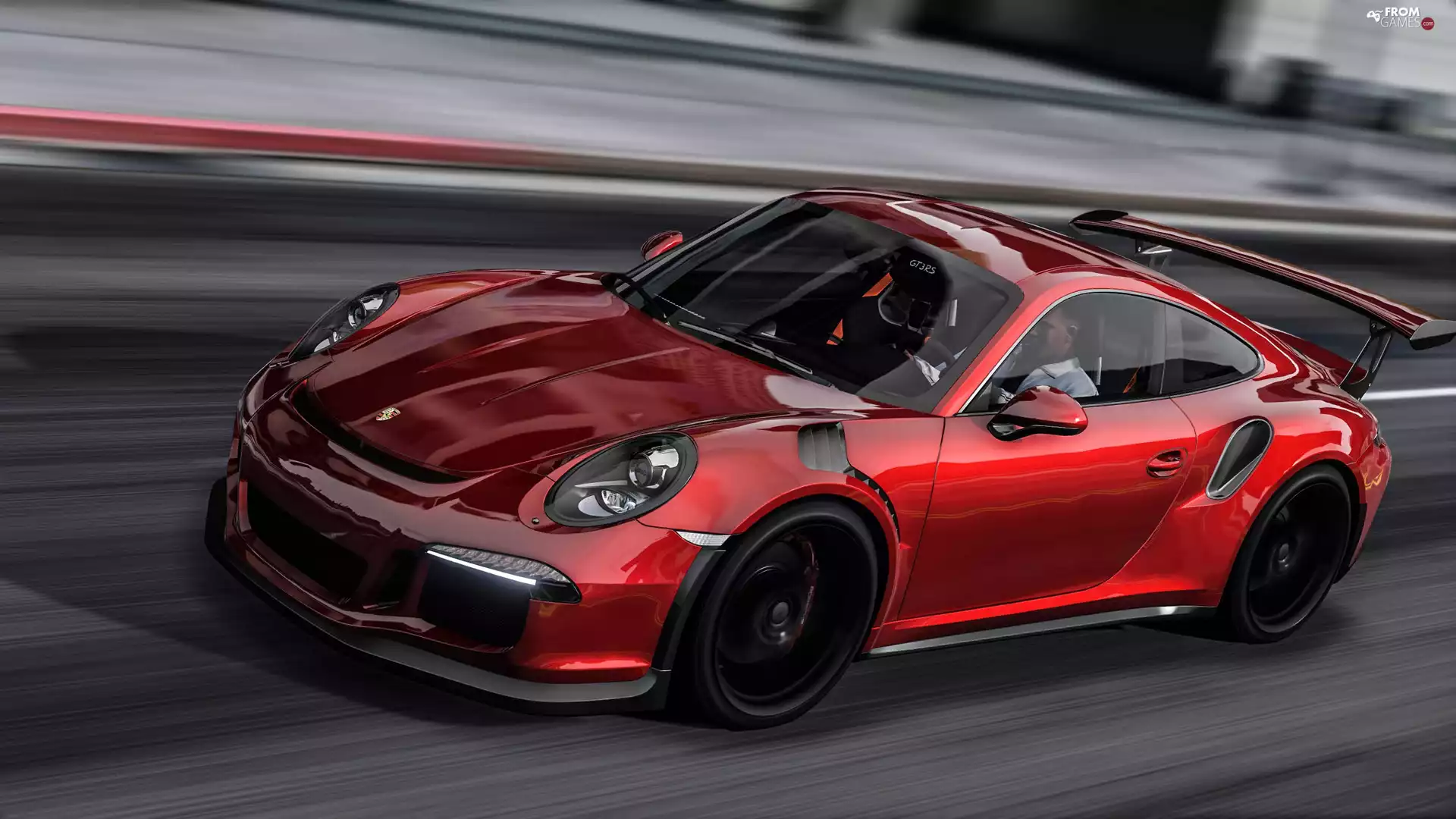 game, Red, Porsche 911 GT3 RS, Grand Theft Auto 5
