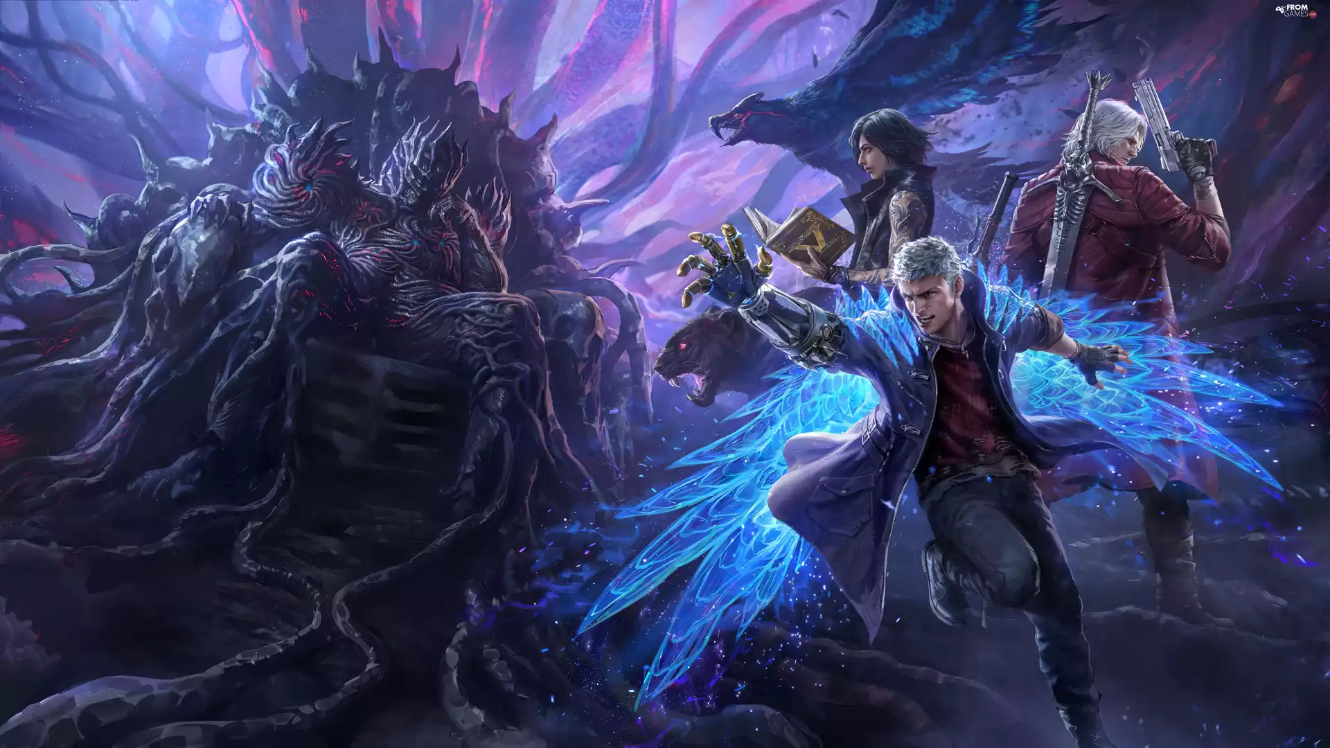 Dante, Nero, Devil May Cry 5, Characters, game