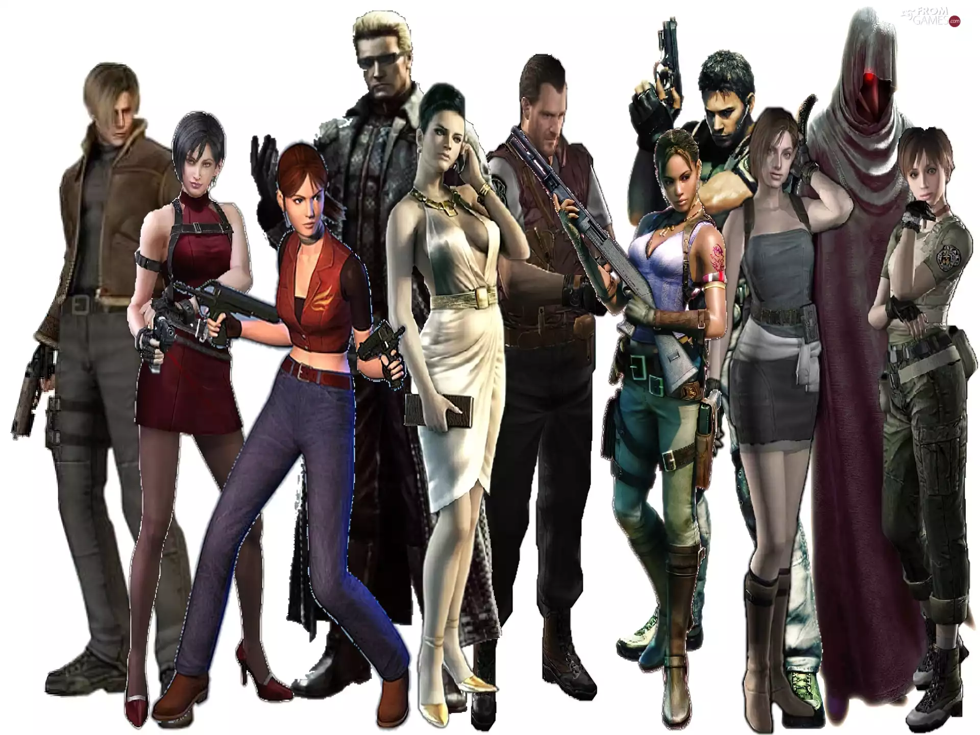 Resident Evil, Characters, game