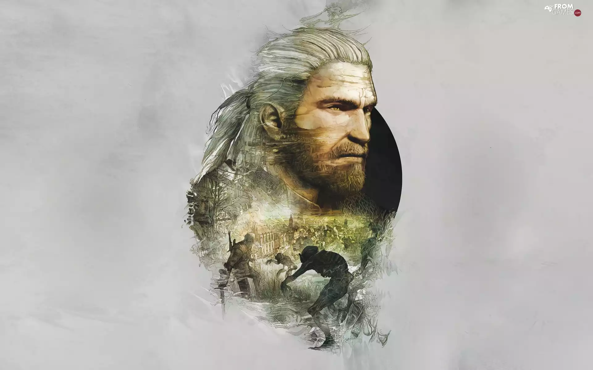 fighter, Geralt, The Witcher 3, a man, game