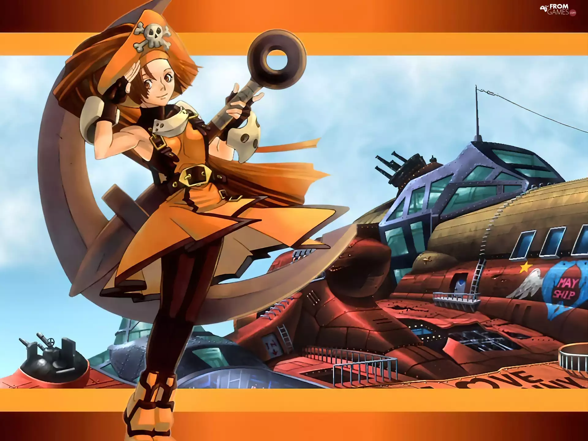 Guilty Gear, Hat, dress, Women