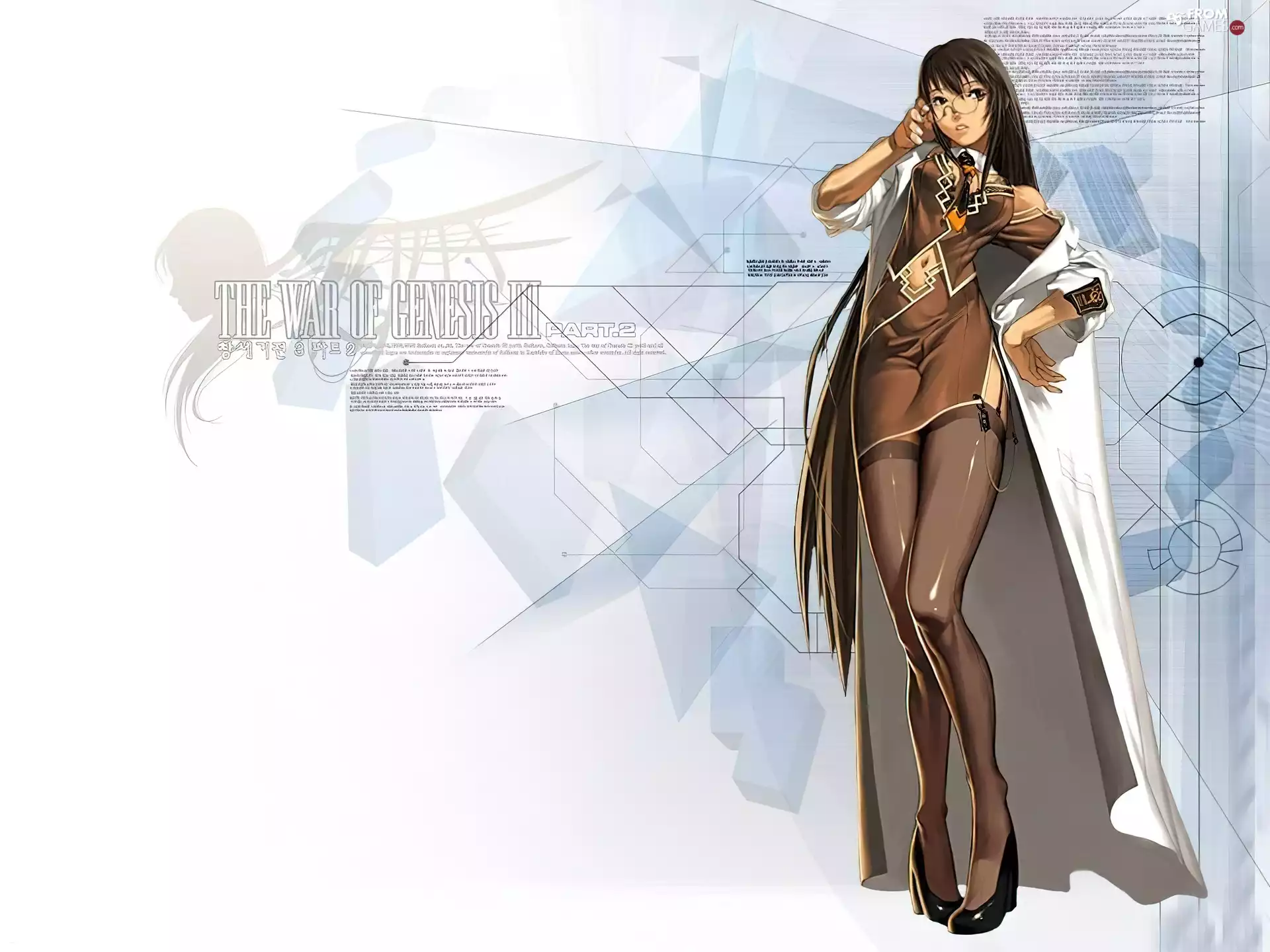 form, Women, The War Of Genesis 3, Glasses