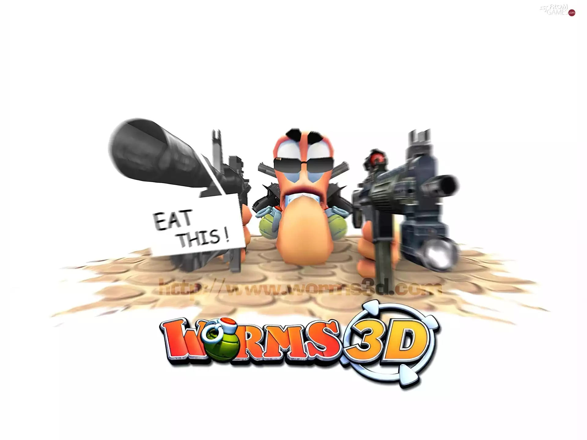 Glasses, 3D, Weapons