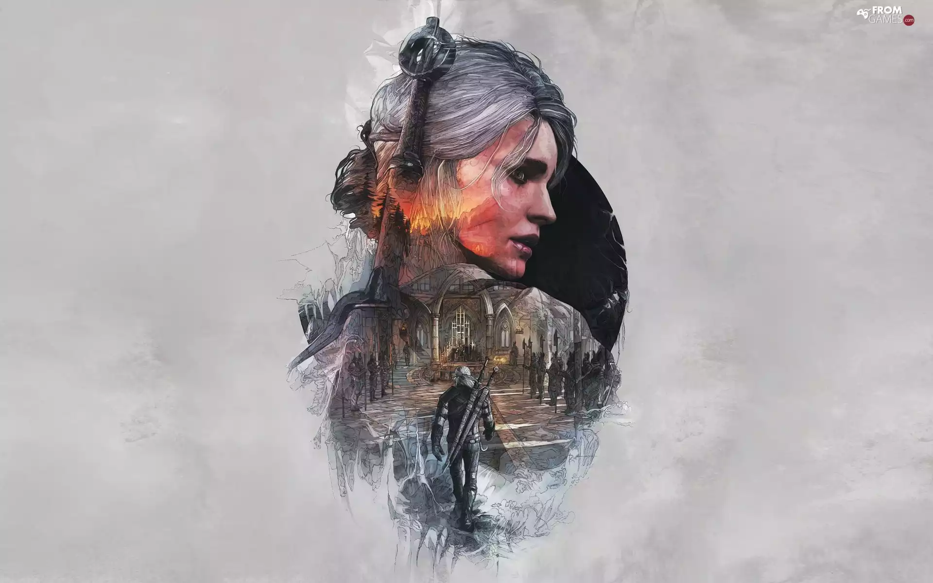 graphics, game, fighter, Women, Women, The Witcher 3: Wild Hunt