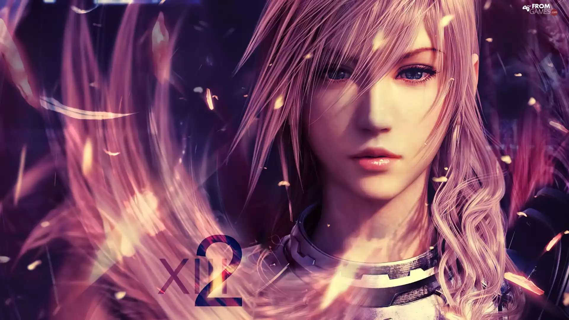 girl, Hair, Final Fantasy, Pink