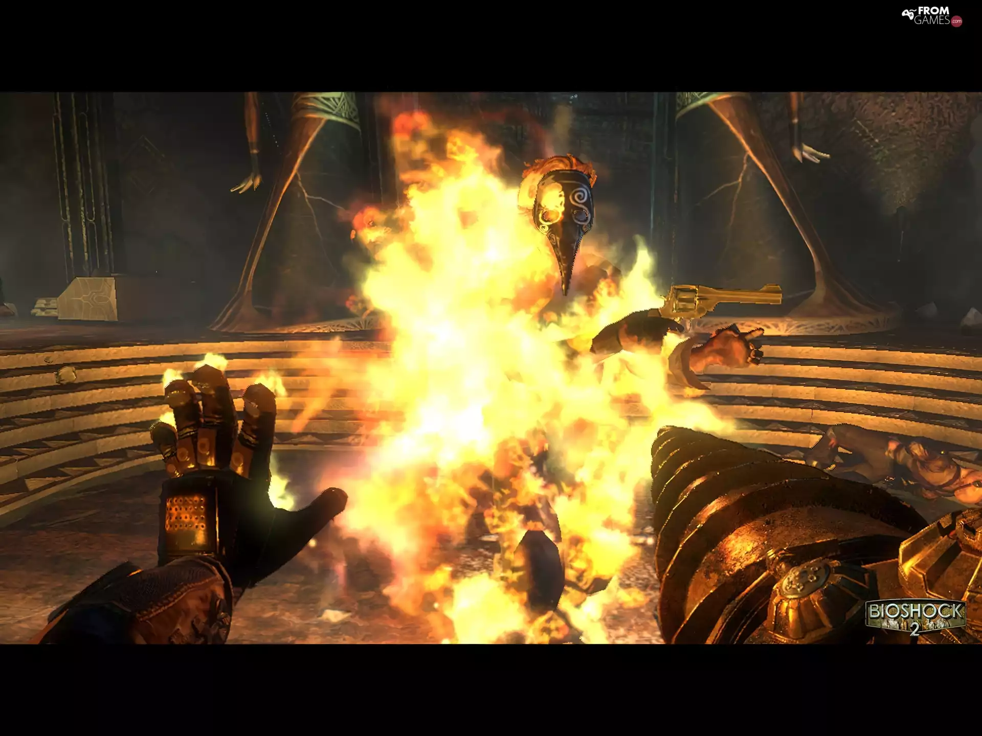 Gun, Bioshock 2, hand