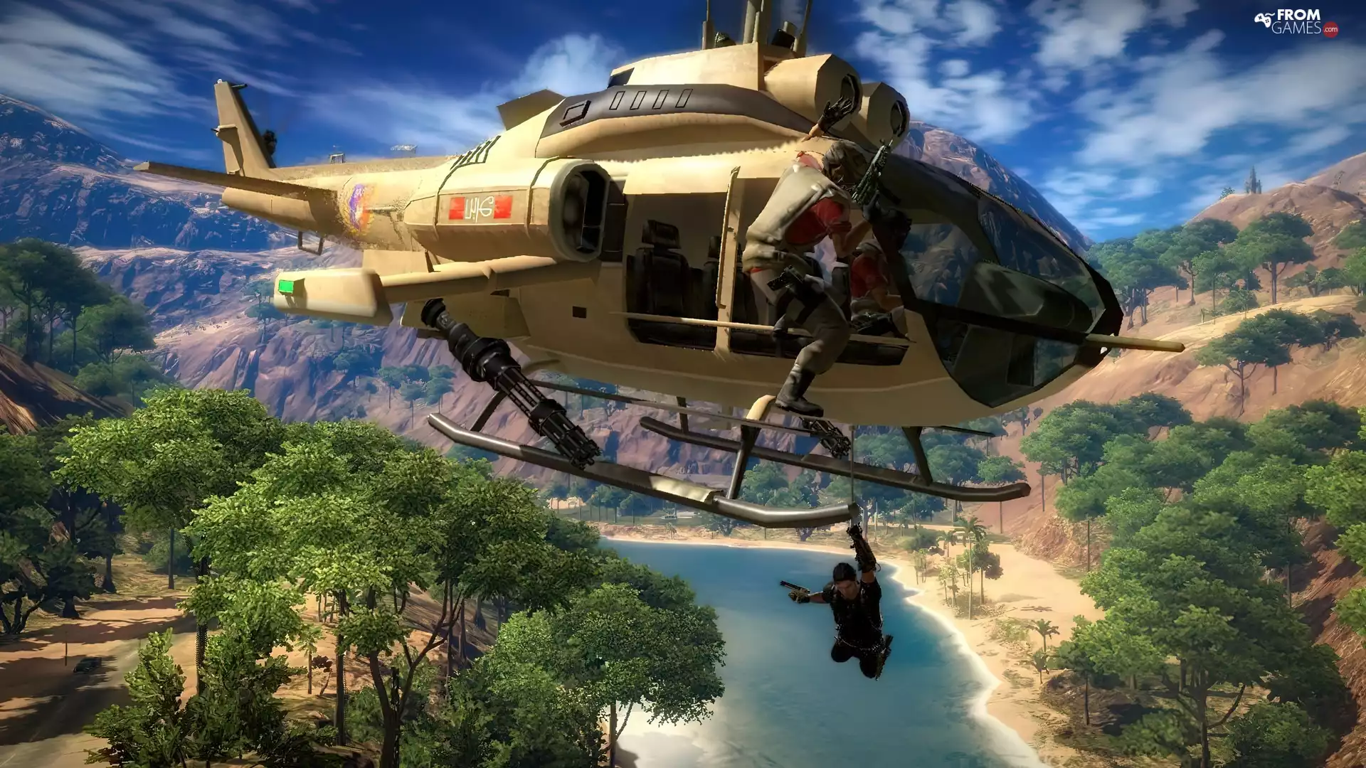 Just Cause 2, helicopter