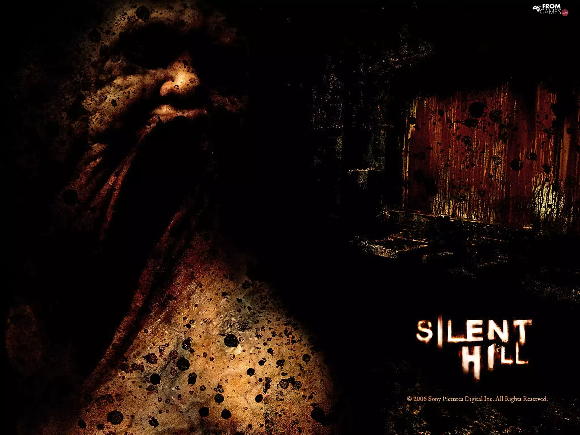 Silent Hill, face, horror, spots