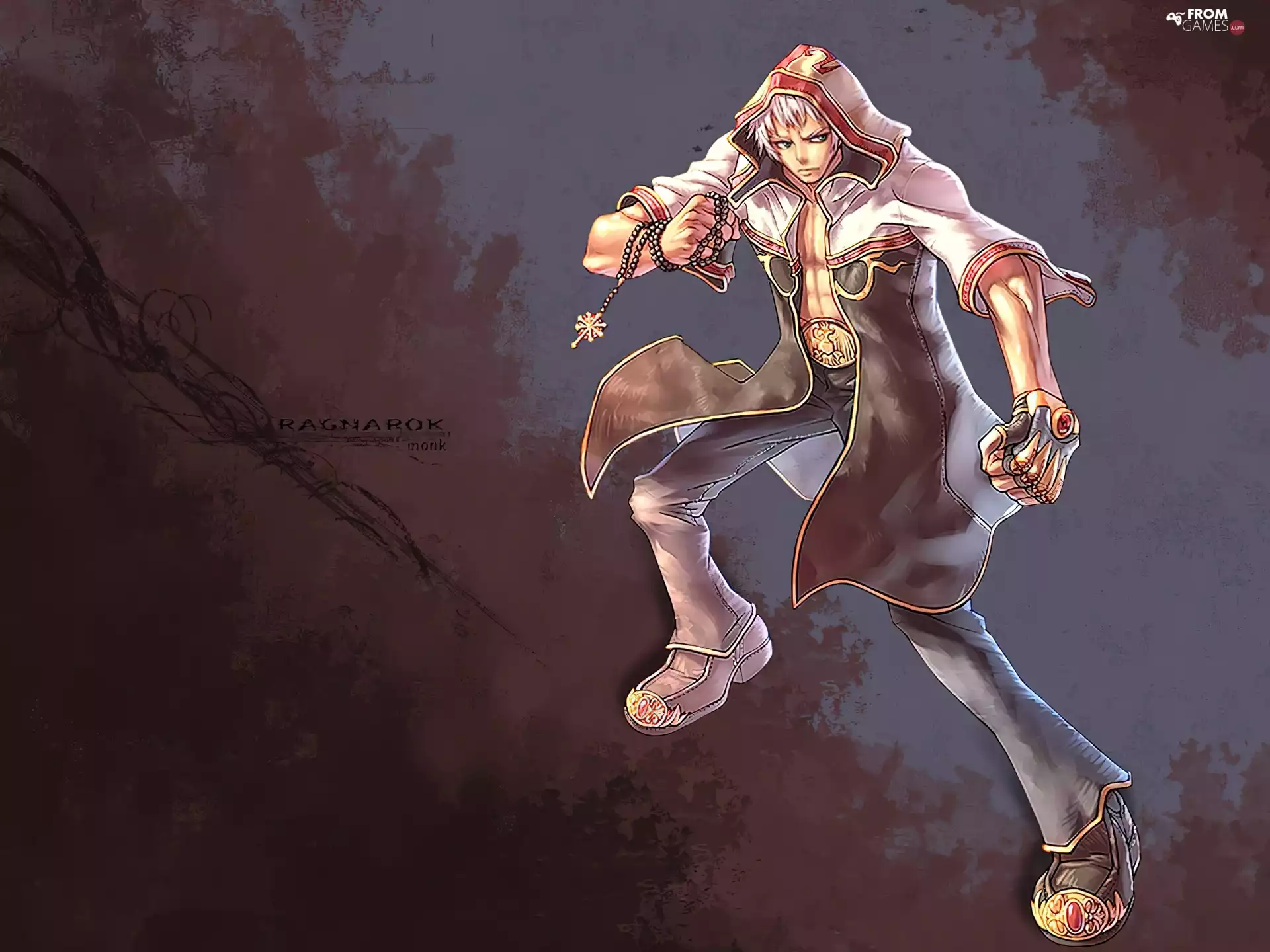 a man, Ragnarok, hood, Rosary, cape, form