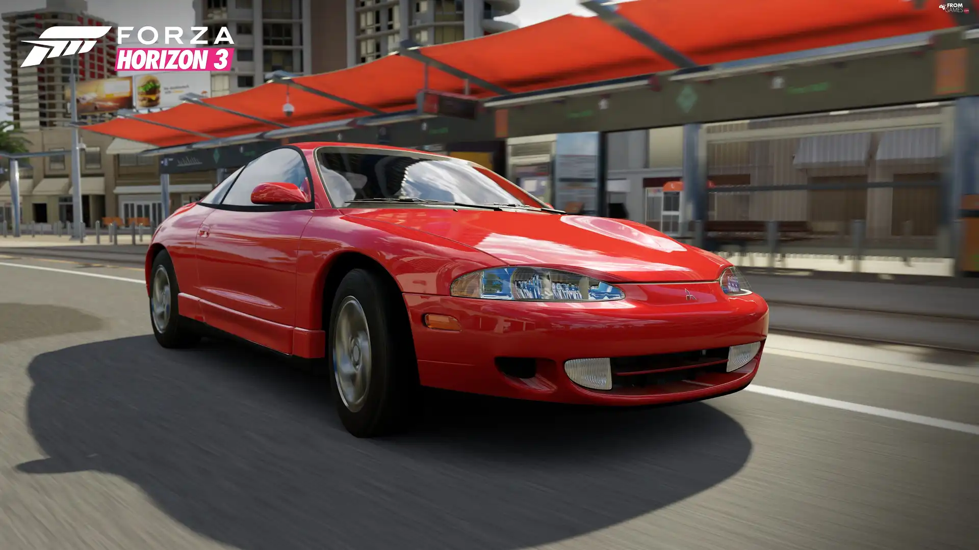Red, game, Forza Horizon 3, Automobile