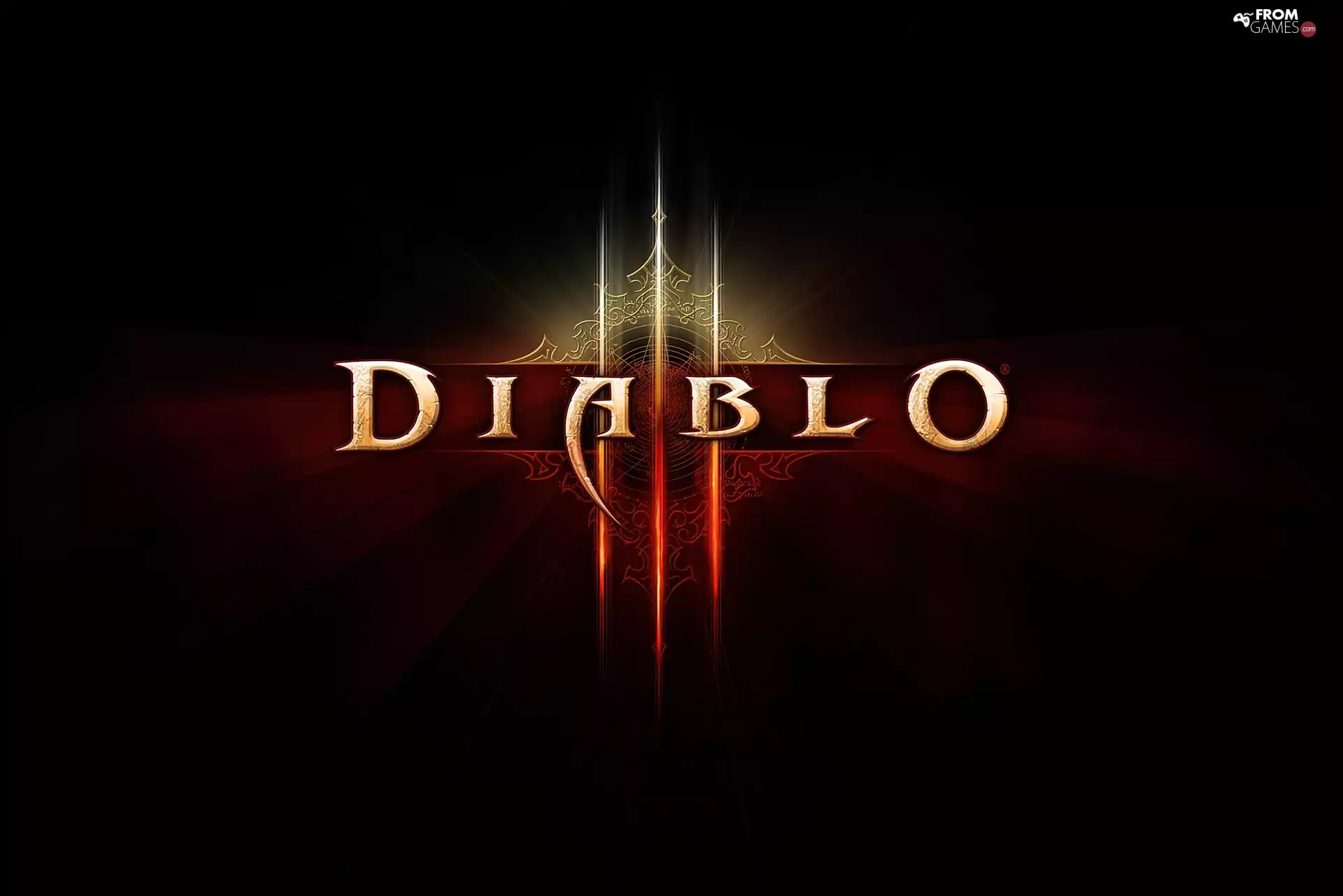 III, logo, Diablo