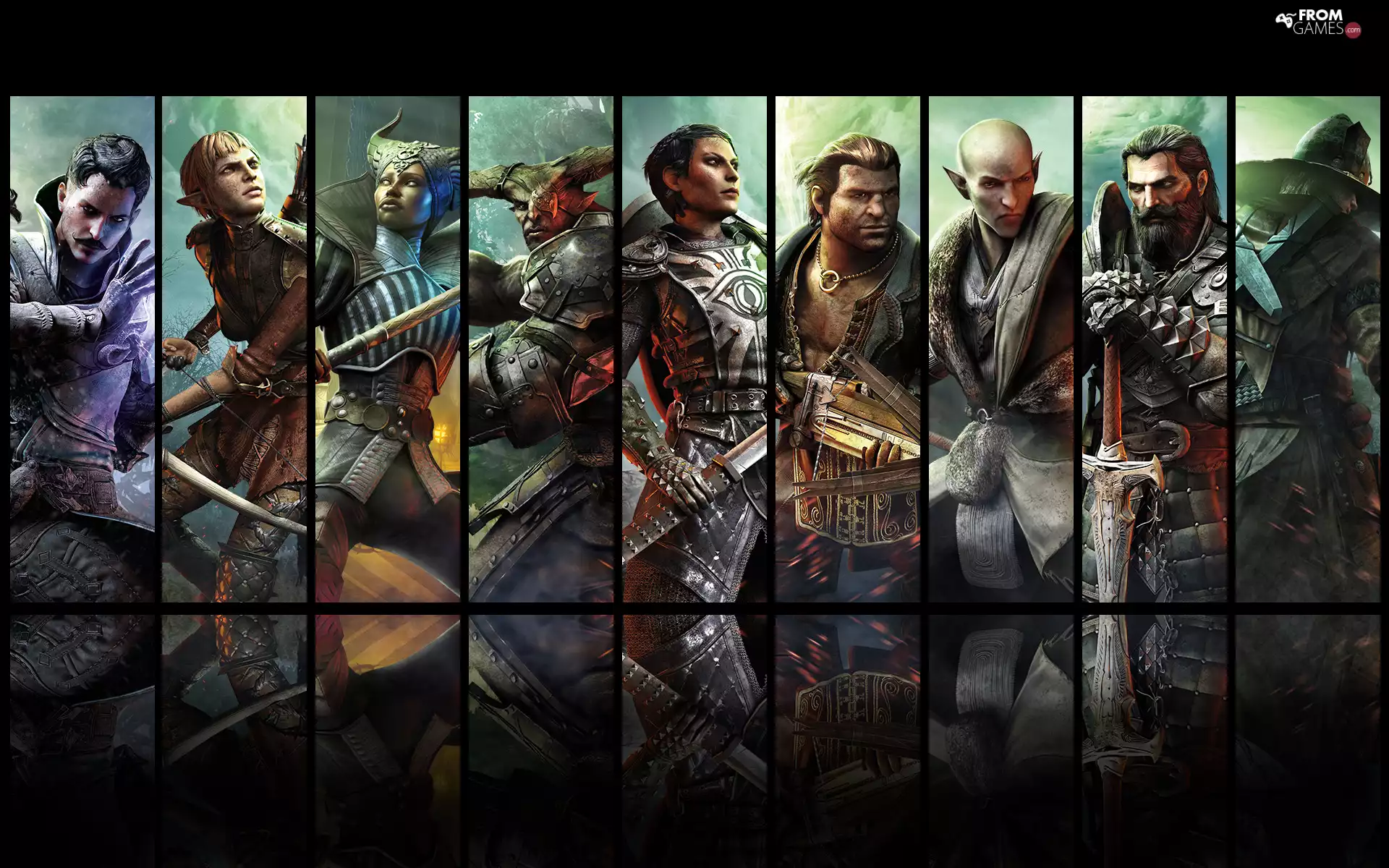 Iron Bull, Sera, Blackwall, Dragon Age Inquisition, Cole, Varric Tethras, Dragon Age: Inquisition, Kasandra Pentaghast, Characters, game, Vivienne, Solas, Dorian
