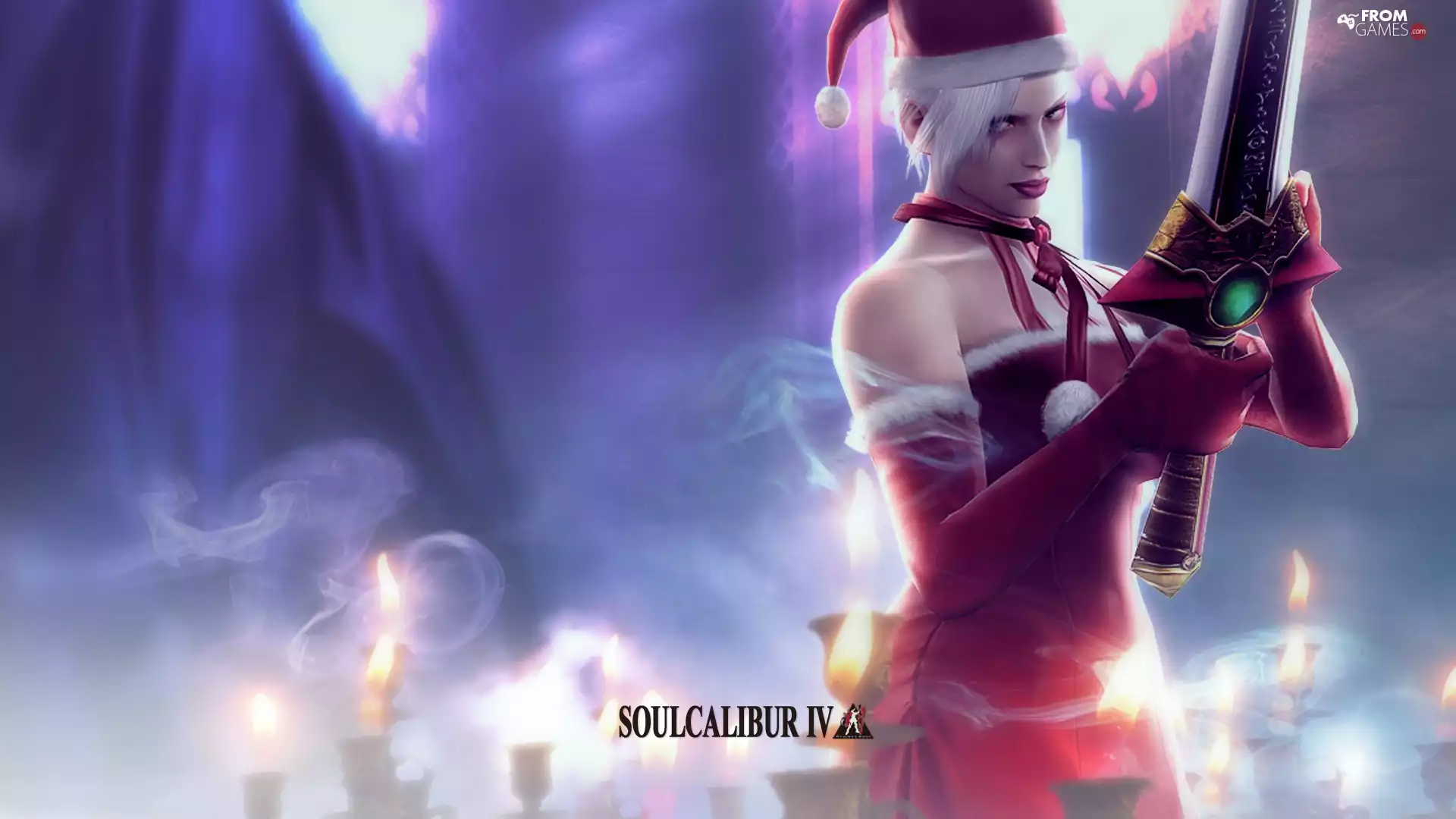 Women, Soul Calibur IV, christmas, Ivy