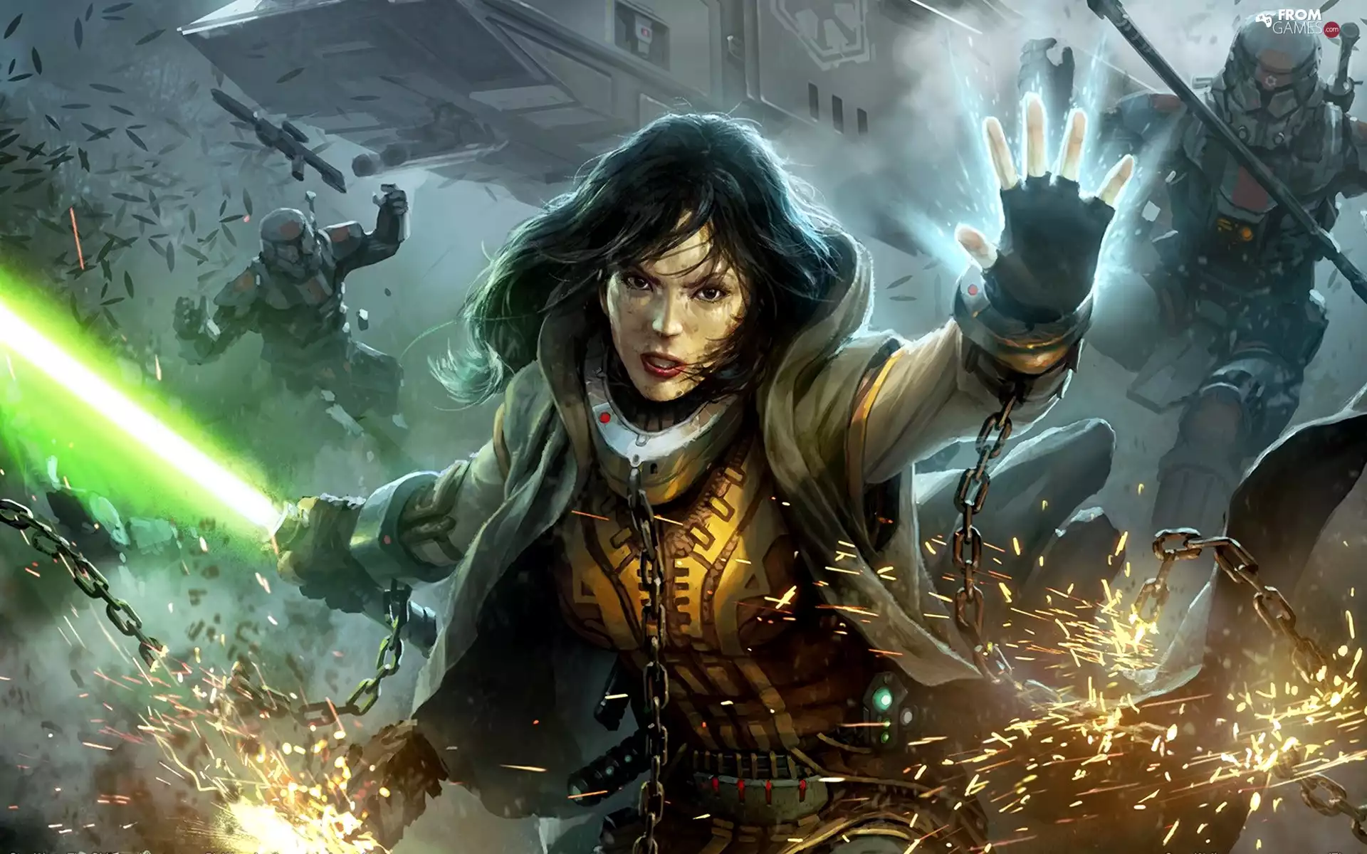 Jedi, Fight, Star wars, warrior, Star Wars: The Old Republic