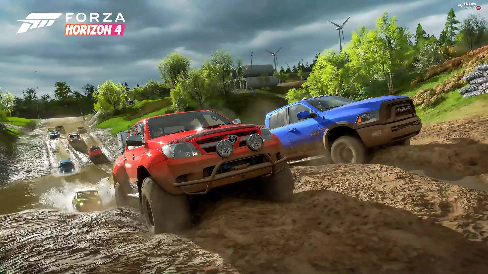 Forza Horizon 4, Jeep, Toyota, cars