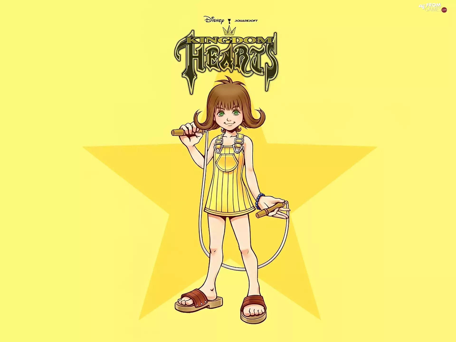 Kingdom Hearts, girl, jumping rope, form