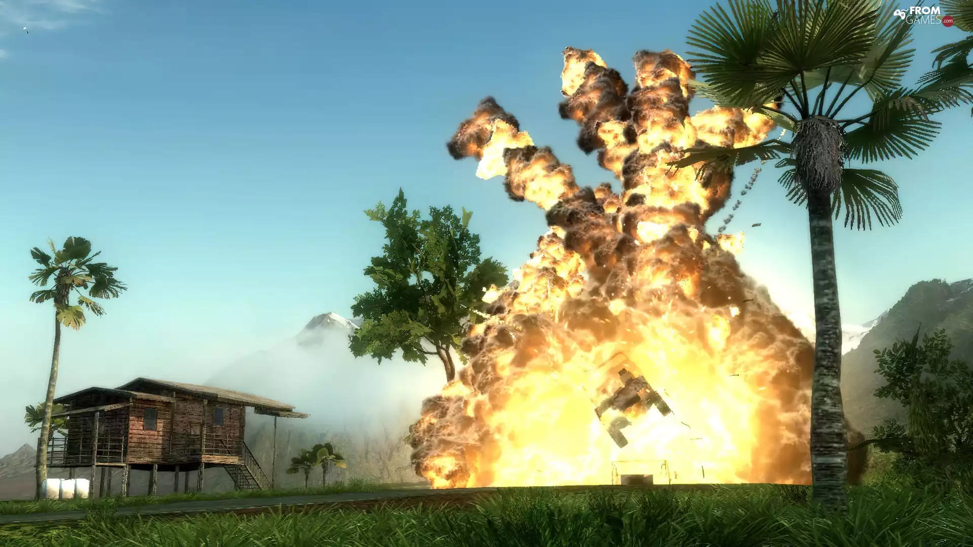 PC, Just Cause 1, explosion