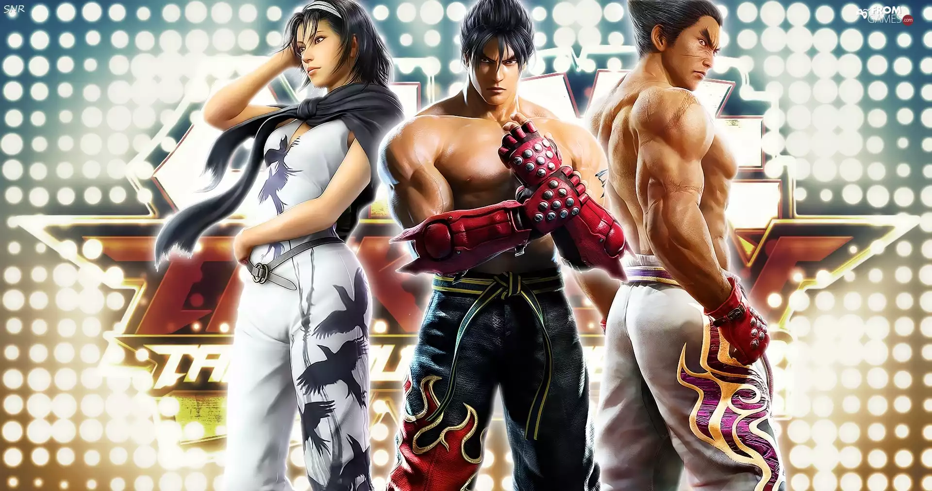 Kazuya Mishima, Jin Kazama, Jun Kazamam