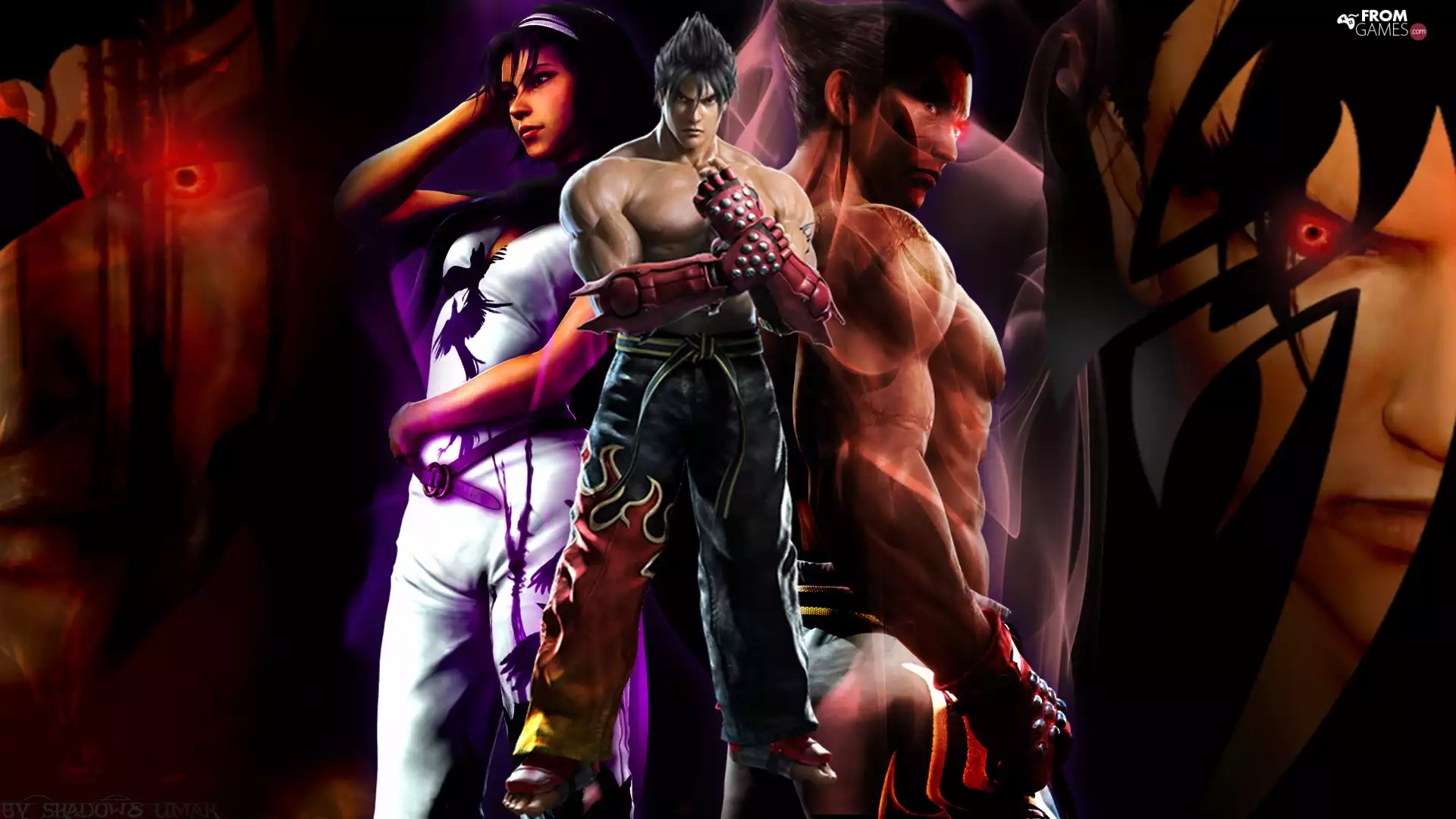 Kazama, Kazuya Mishima, Jin, Jun, Tekken Tag Tournament 2