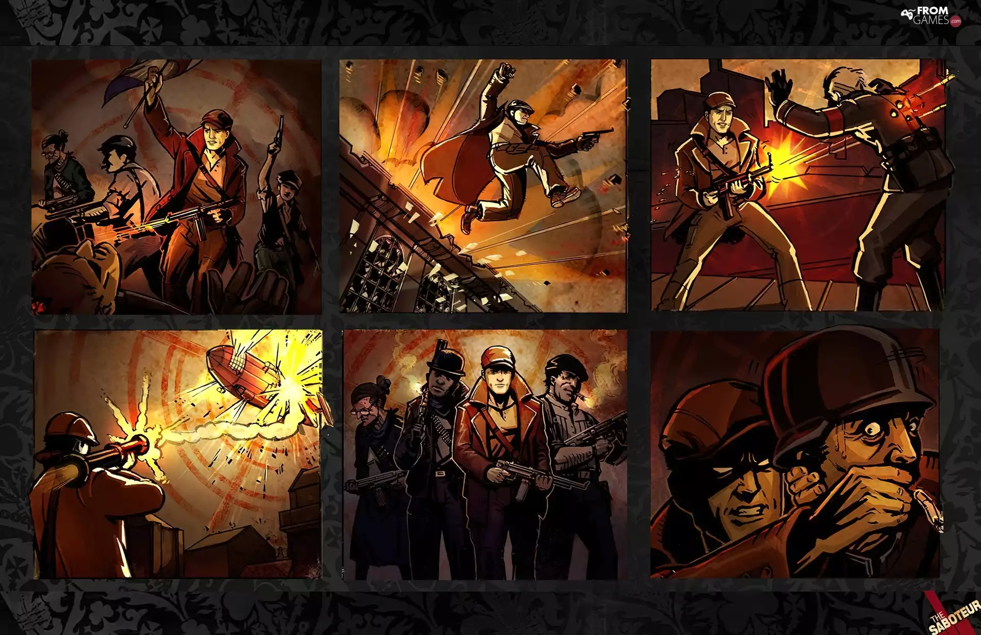 komiks, The Saboteur