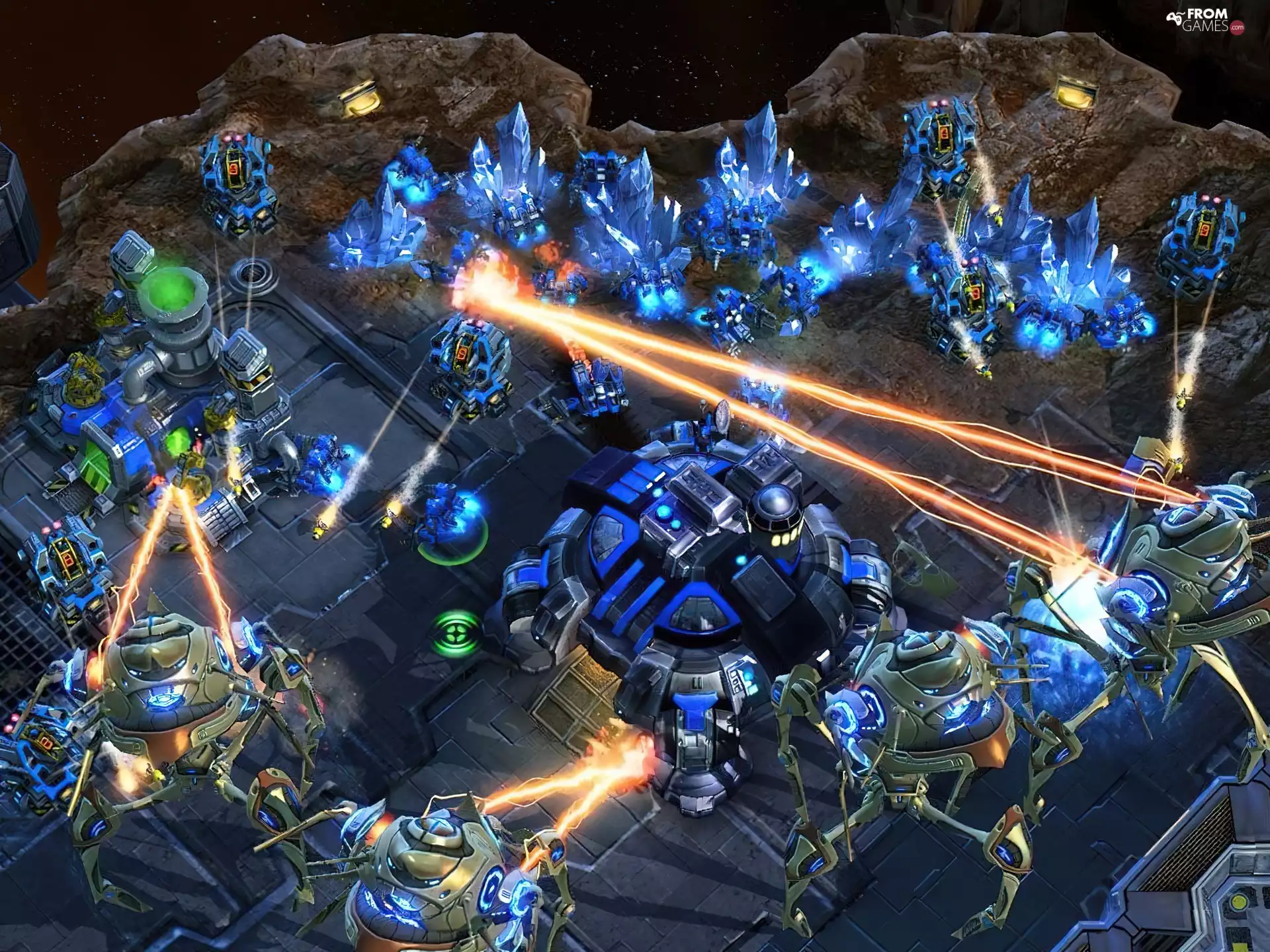 Universe, works, Town, laser, Starcraft 2