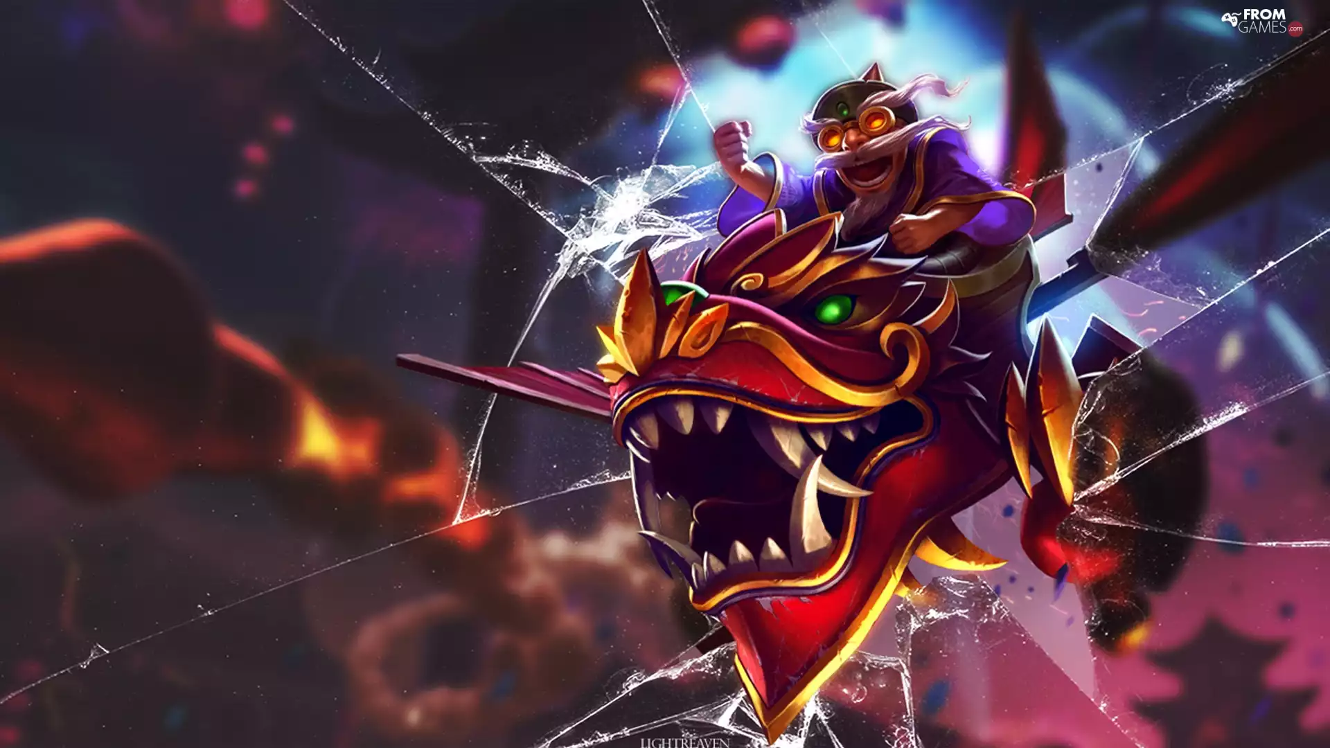 Of, Dragonwing, Cracked, League, Daughters, Legends, screen