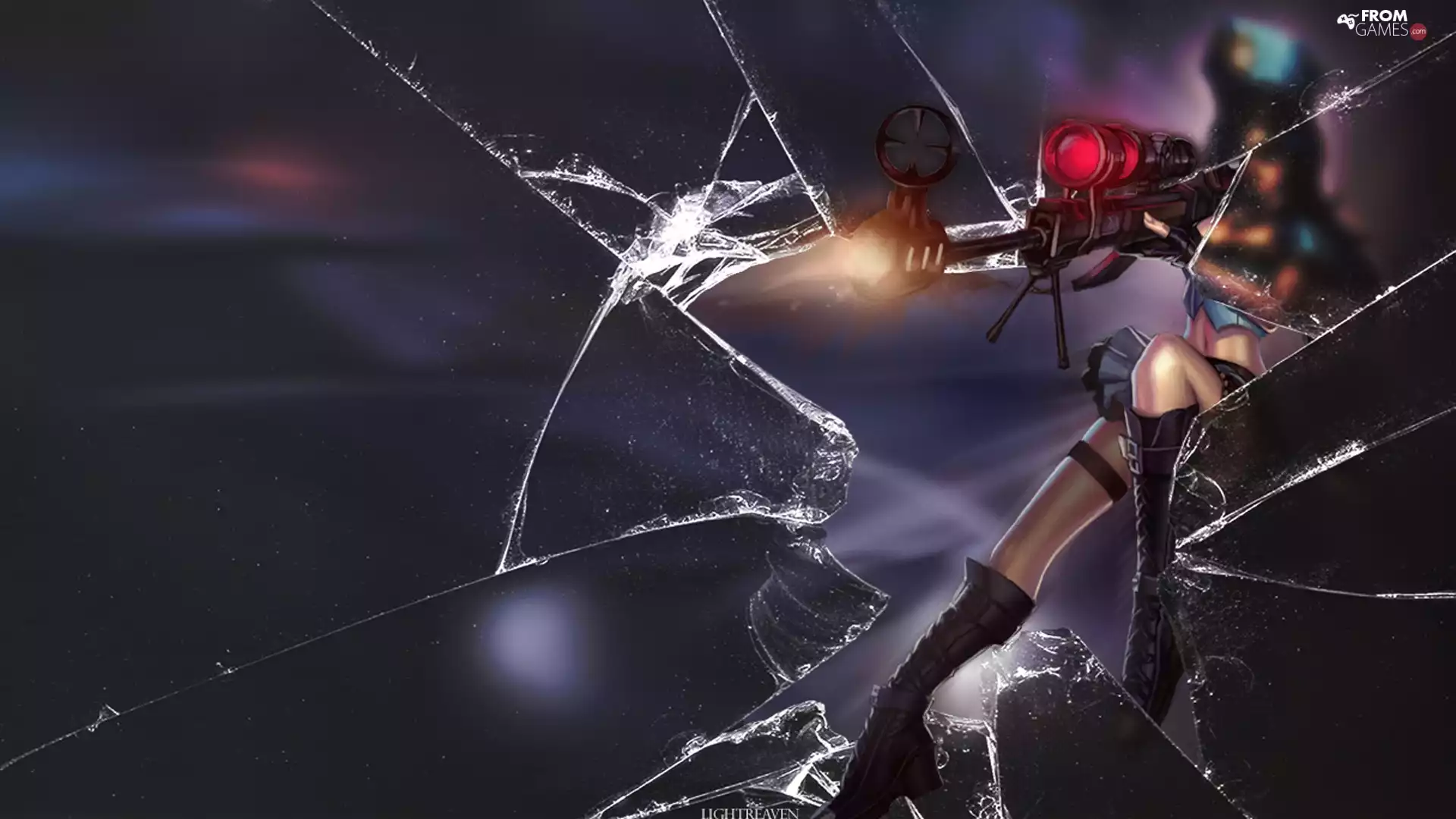 Caitlyn, Officer, Legend, DBZ, Of, screen, Cracked, League