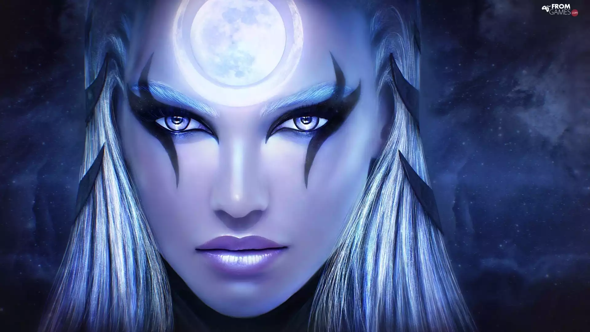 face, League Of Legends, Diana