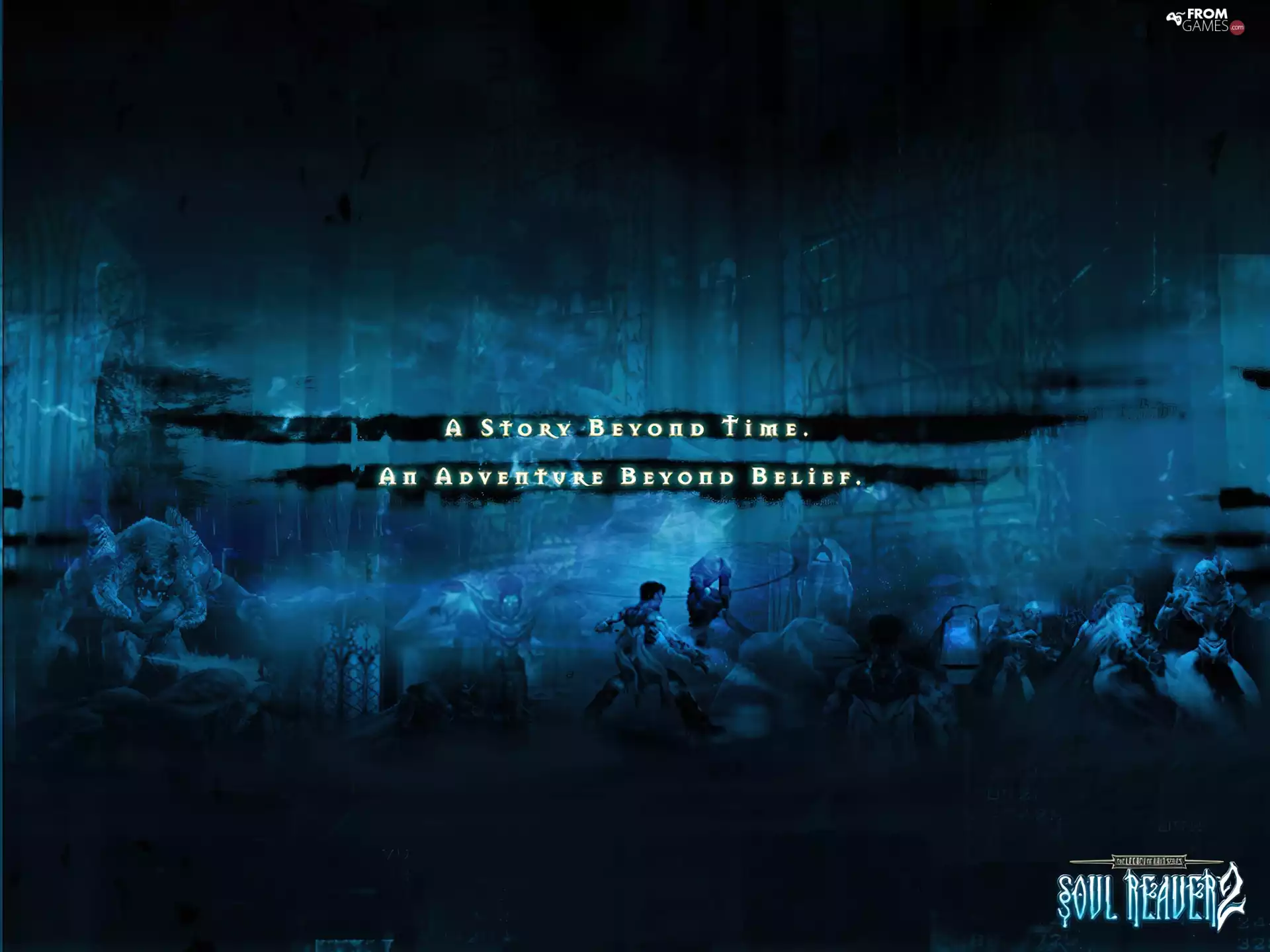 Legacy Of Kain Soul Reaver 2, monster, temple, Characters