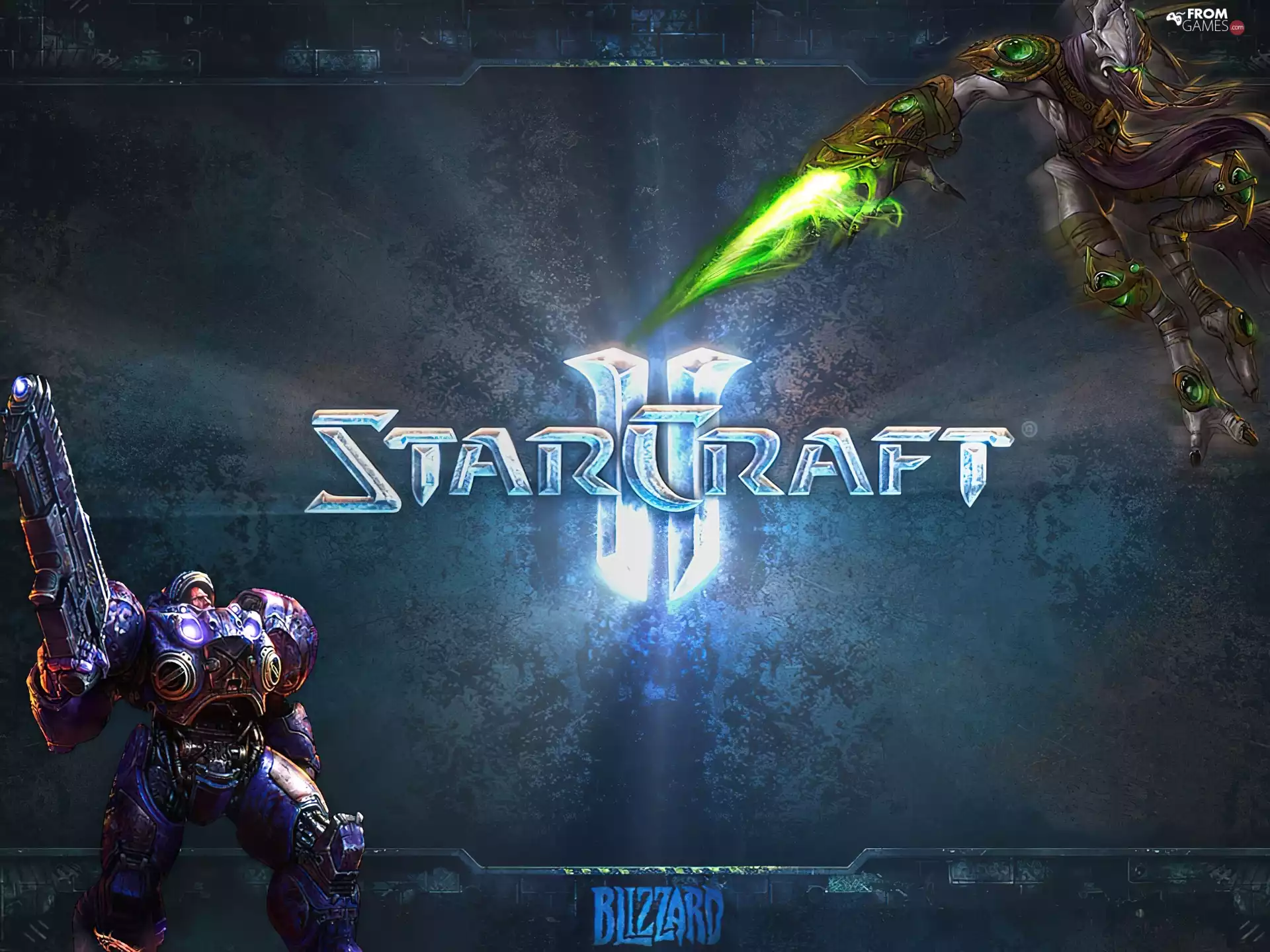 form, Robot, graphics, logo, Starcraft 2