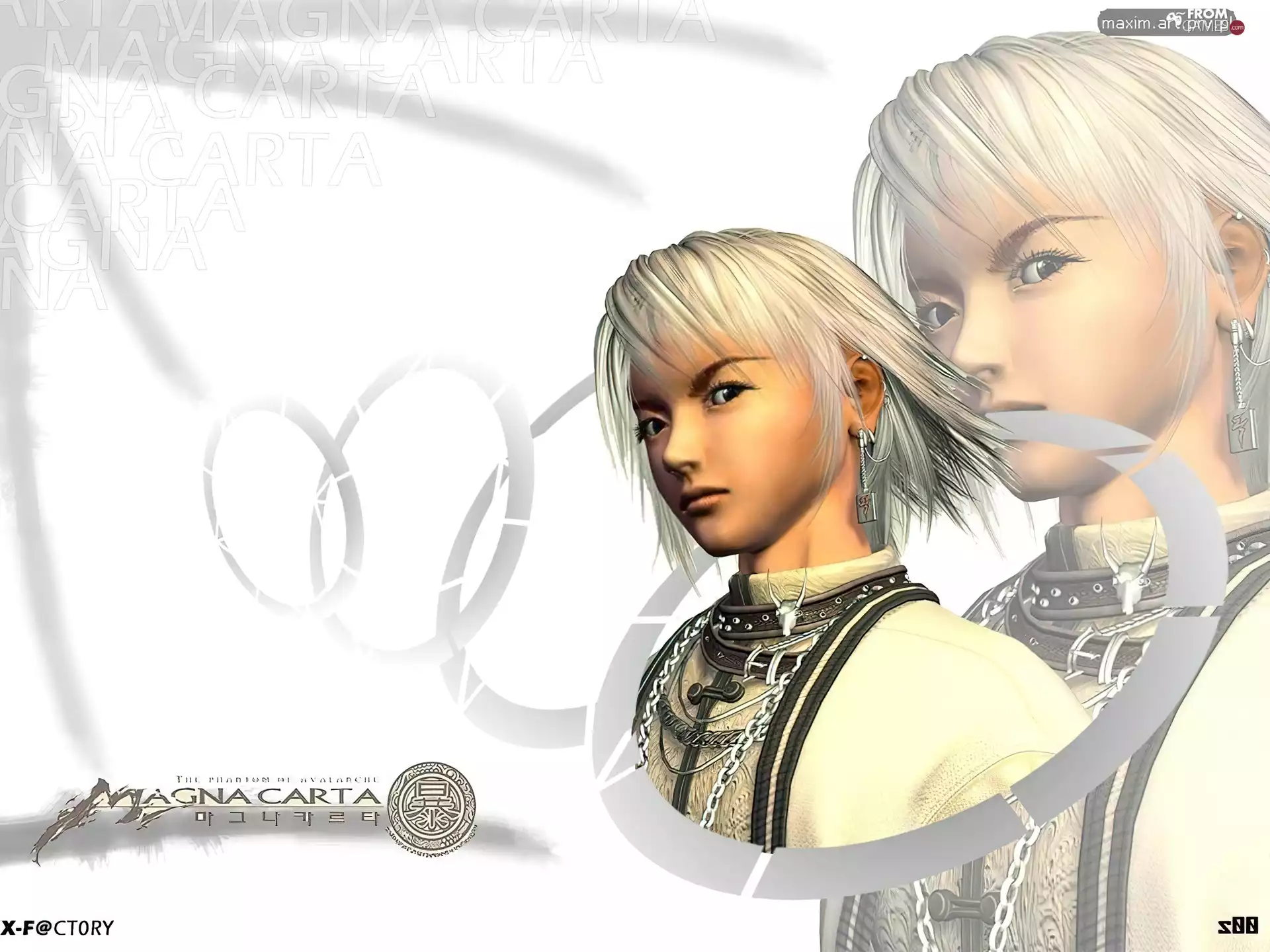 Magna Carta, a man, ear-ring, form