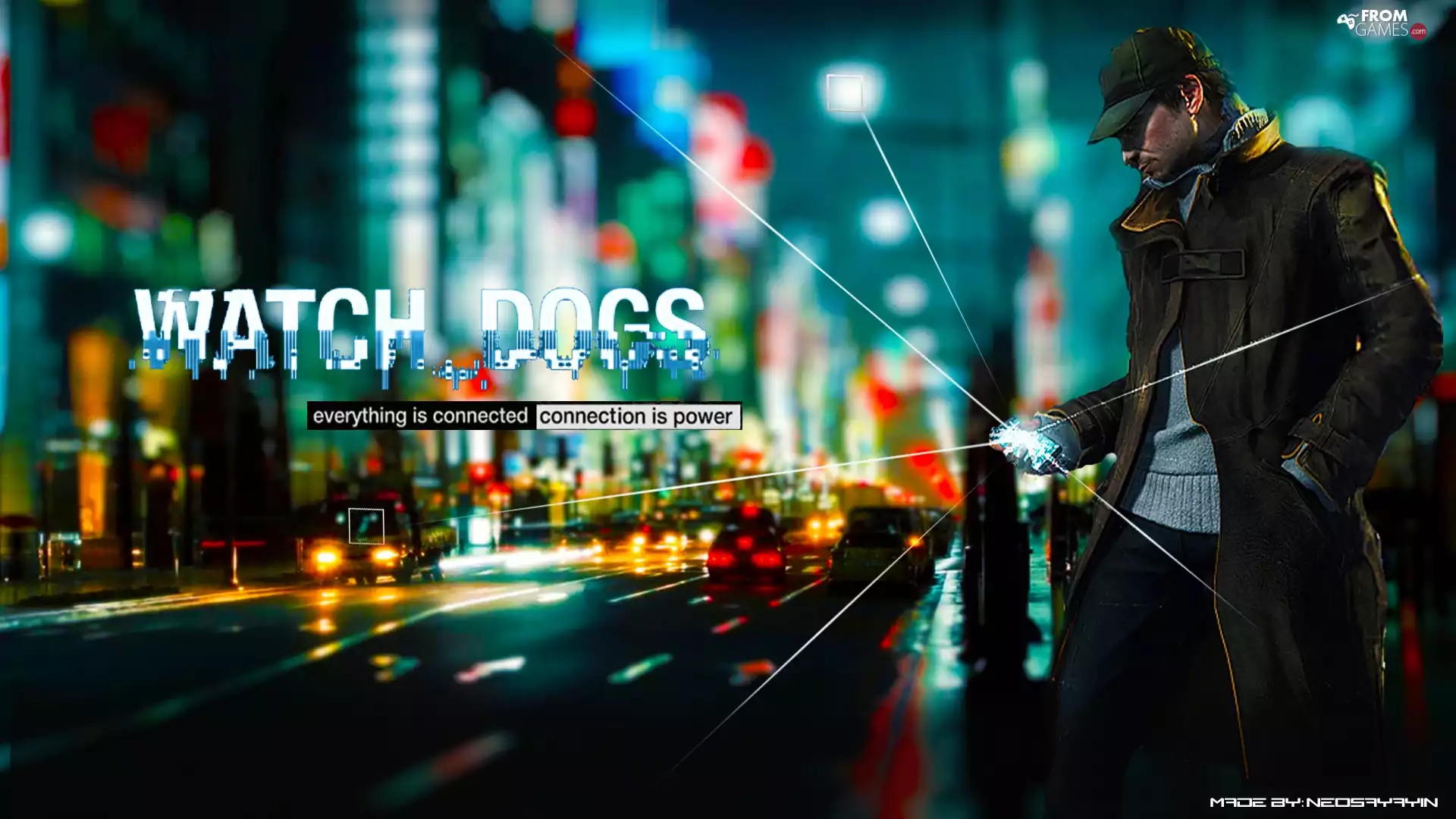 Watch Dogs, a man