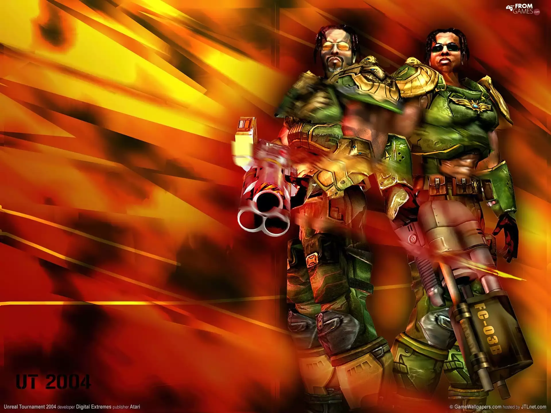 Ut 2004, a man, Weapons, Women