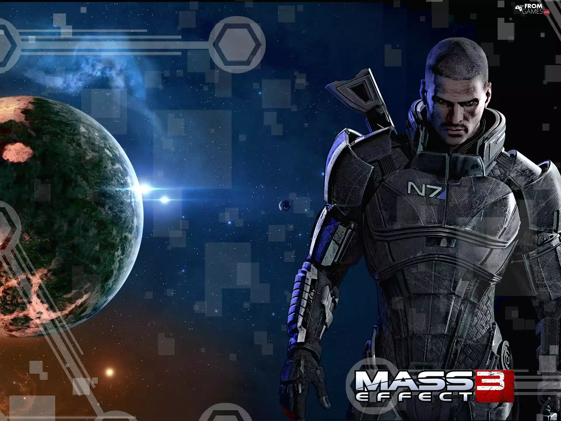 Universe, game, Shepard, Mass Effect, Commander Shepard