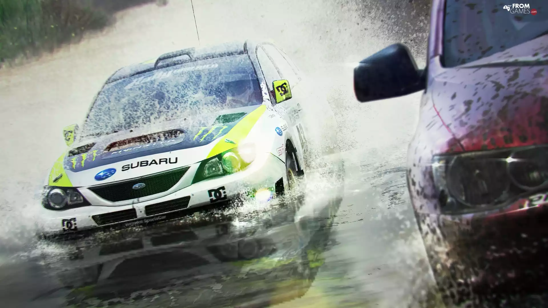 Colin McRae: DiRT 2, water