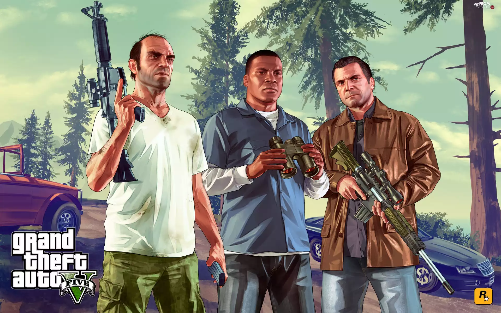 Weapons, GTA 5, men