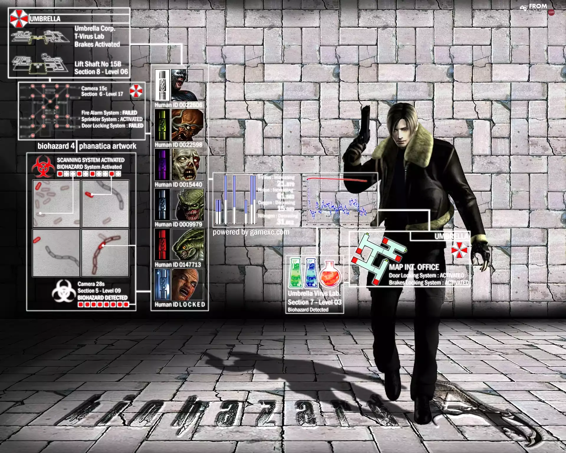 Games, Resident Evil, menu