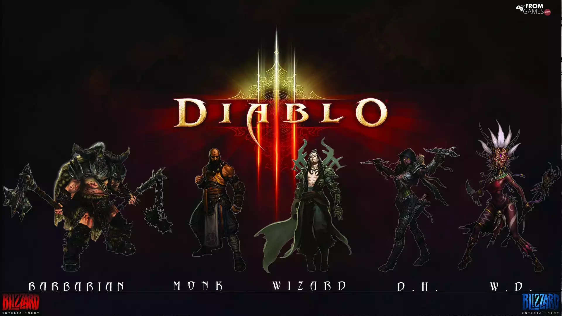 Wizard, Diablo 3, monk