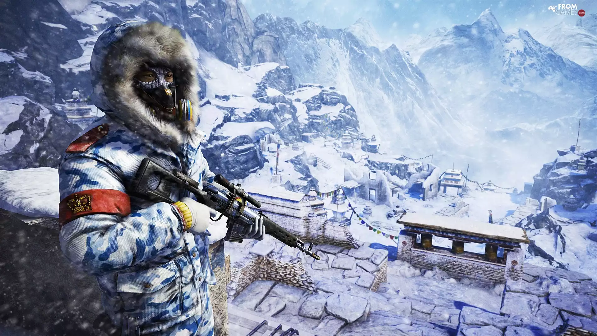 Far Cry 4, Mountains, form, winter