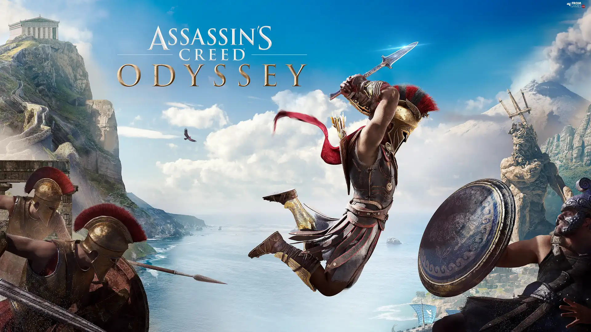 poster, Assassins Creed Odyssey, Alexios, game