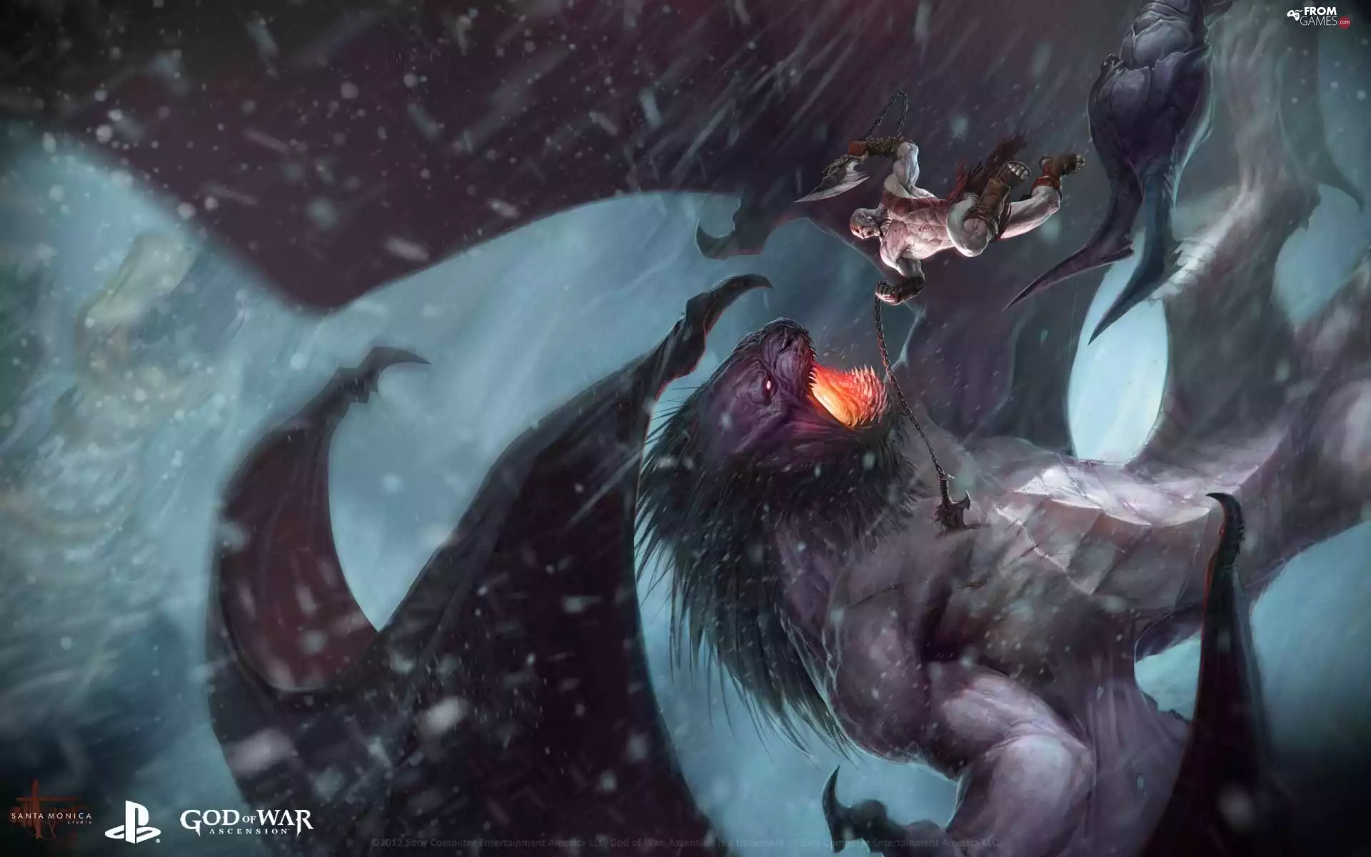 monster, Fight, God Of War Ascension, fighter