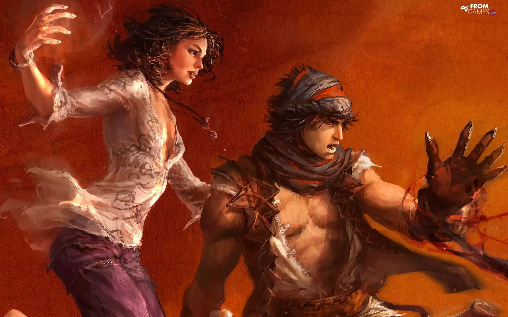 a man, Prince Of Persia, Women