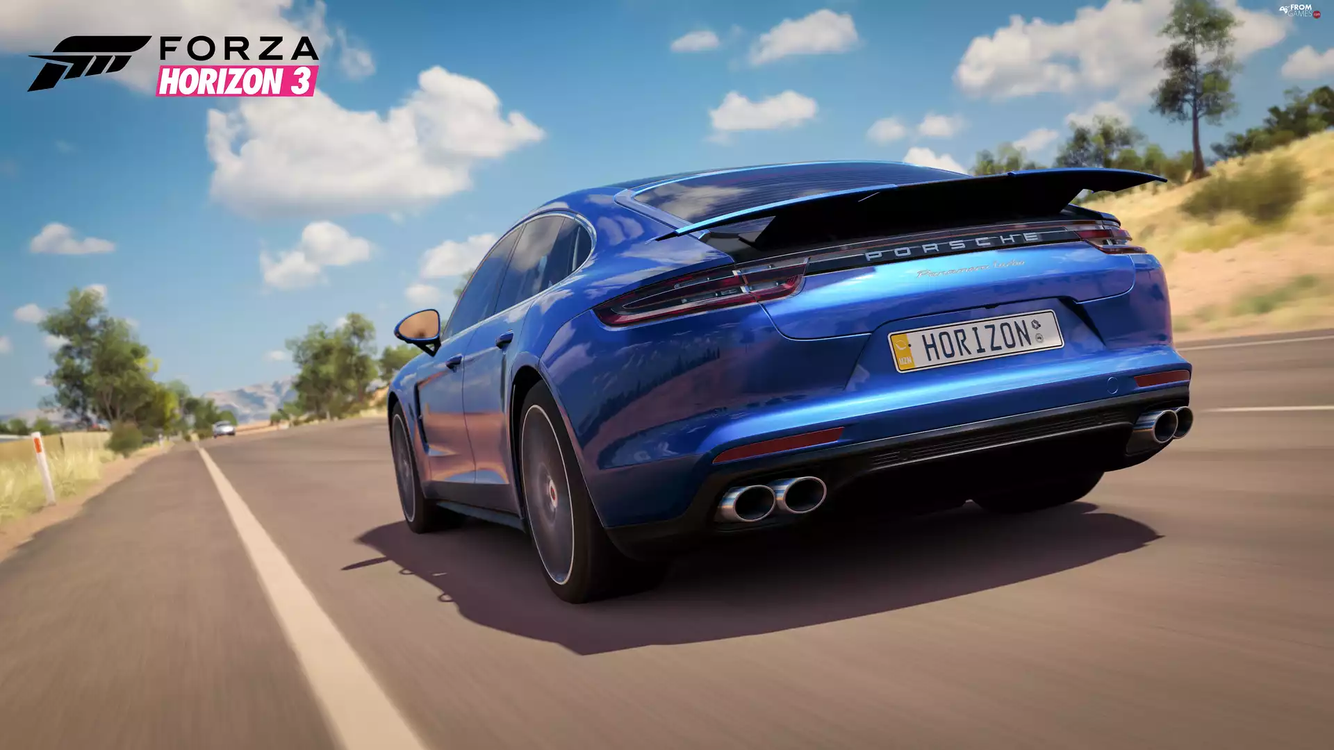game, Automobile, Porsche Panamera, Forza Horizon 3