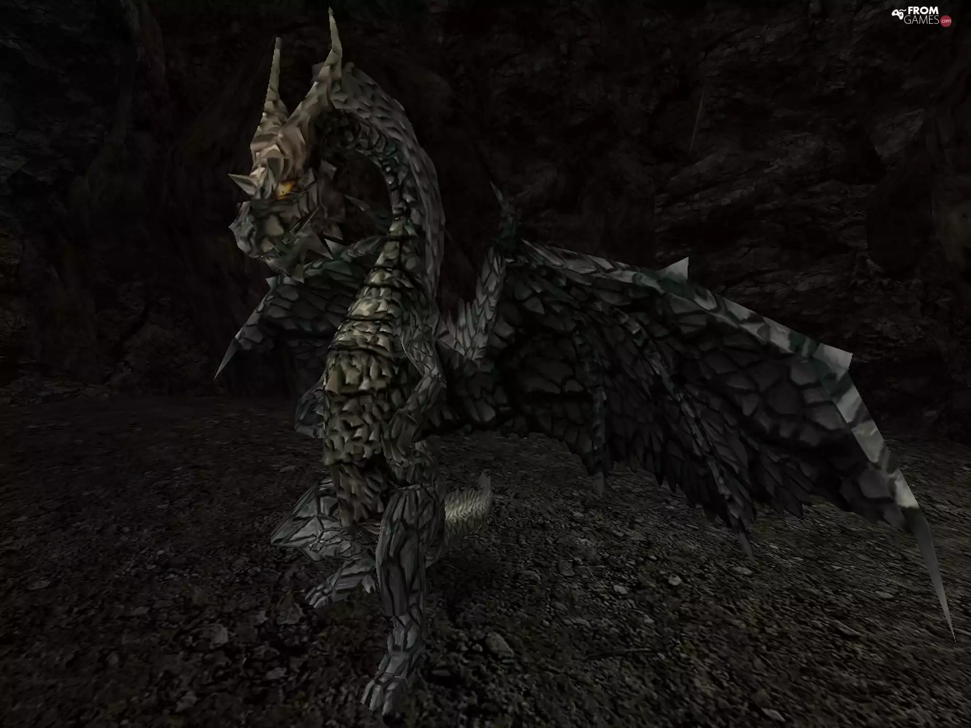 game, Gothic, Dragon, PC