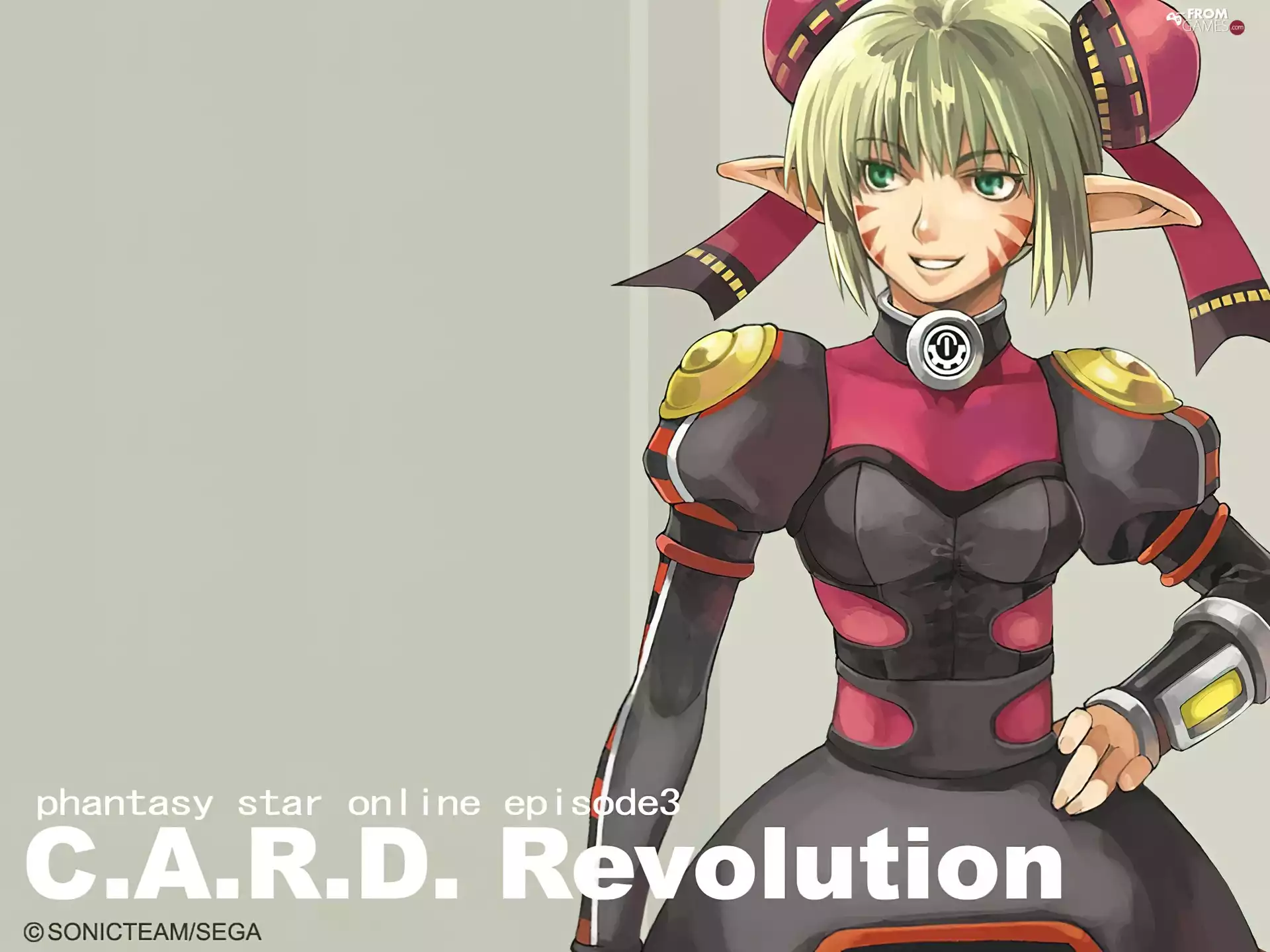 form, Women, elf, Phantasy Star Online