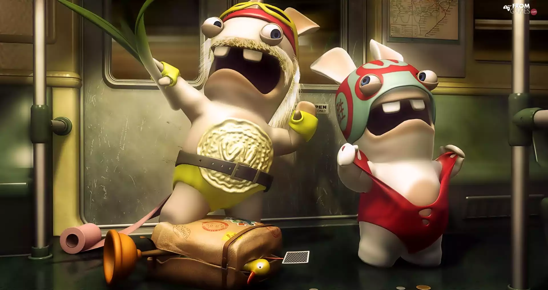 game, Rayman Raving Rabbids