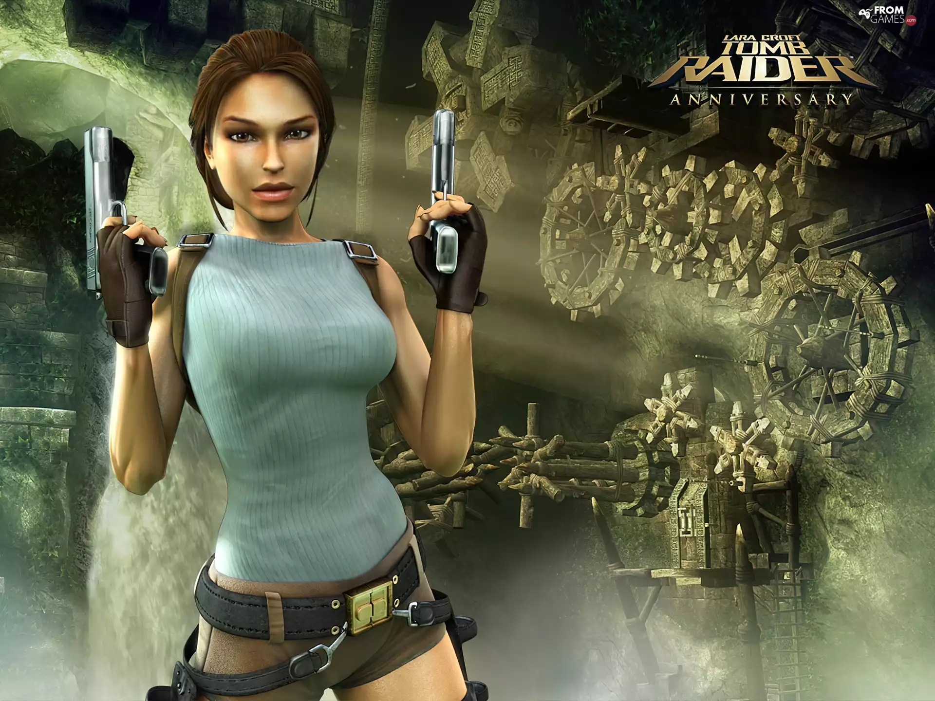 Tomb Raider Anniversary, Women, Weapons