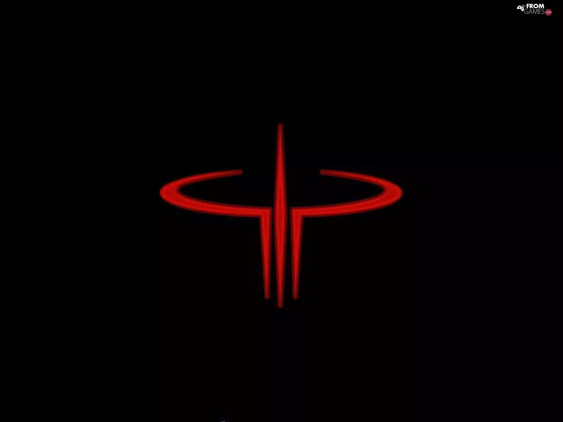 logo, Quake 3, Red